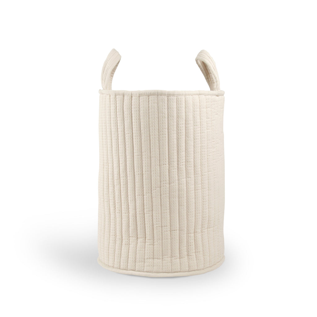 Large Storage Basket - Cashmere Waffle Accessory CuddleCo 