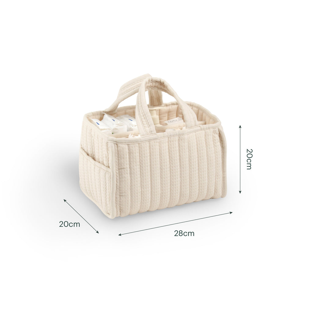Nappy Caddy - Cashmere Waffle Accessory CuddleCo 
