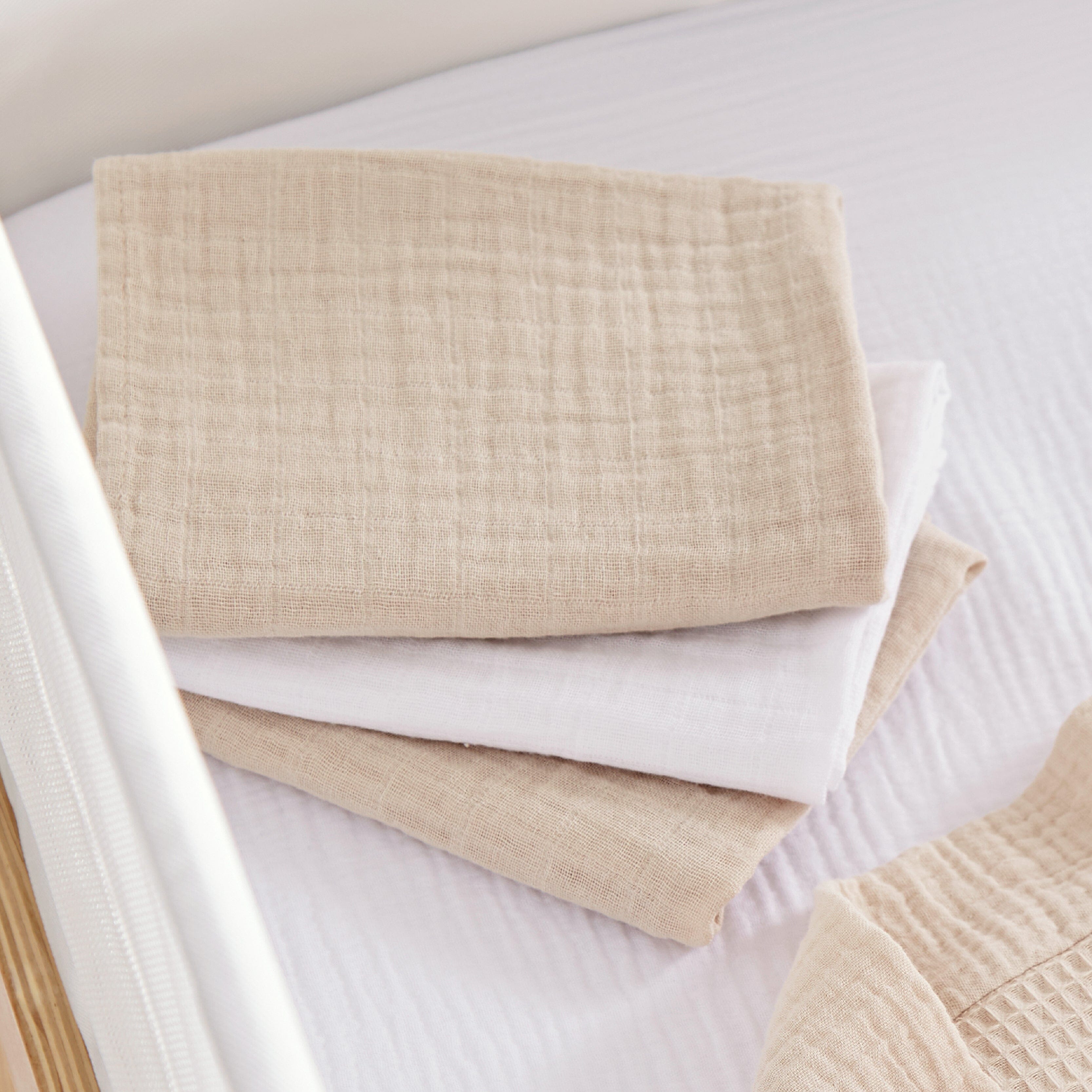 Universal Crib/Co-Sleeper Bedding Set - Cashmere Waffle Accessory CuddleCo 