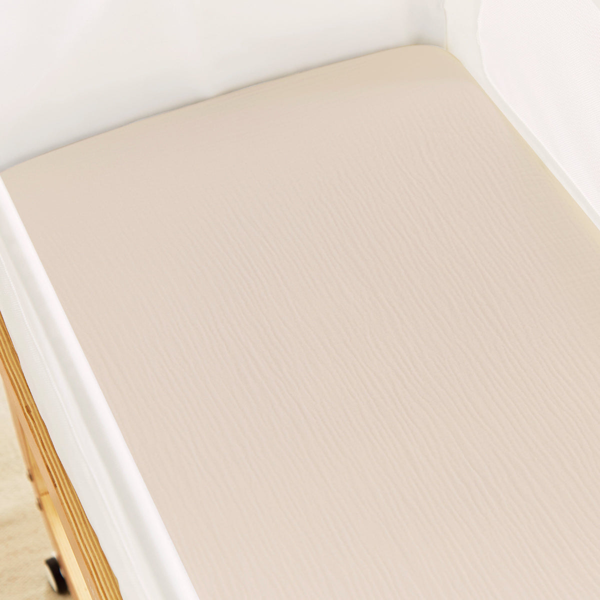 2 Pack Universal Crib Co Sleeper Sheets Cashmere Waffle