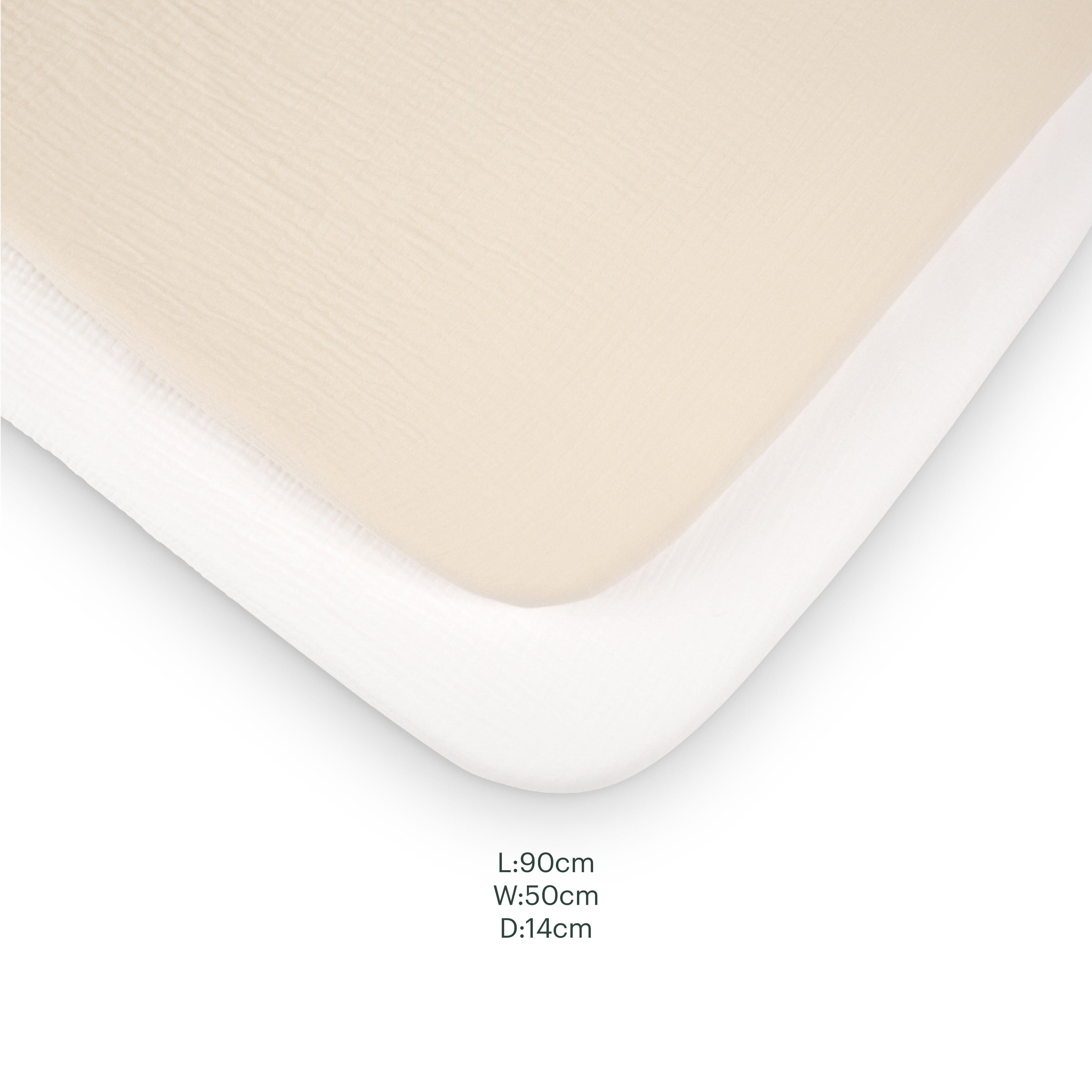 2 Pack Universal Crib/Co-Sleeper Sheets - Cashmere Waffle Accessory CuddleCo 