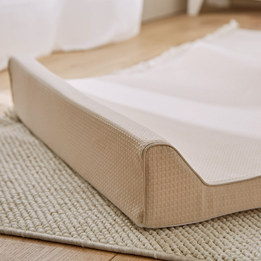 Wedge Changing Mat - Cashmere Waffle Accessory CuddleCo 
