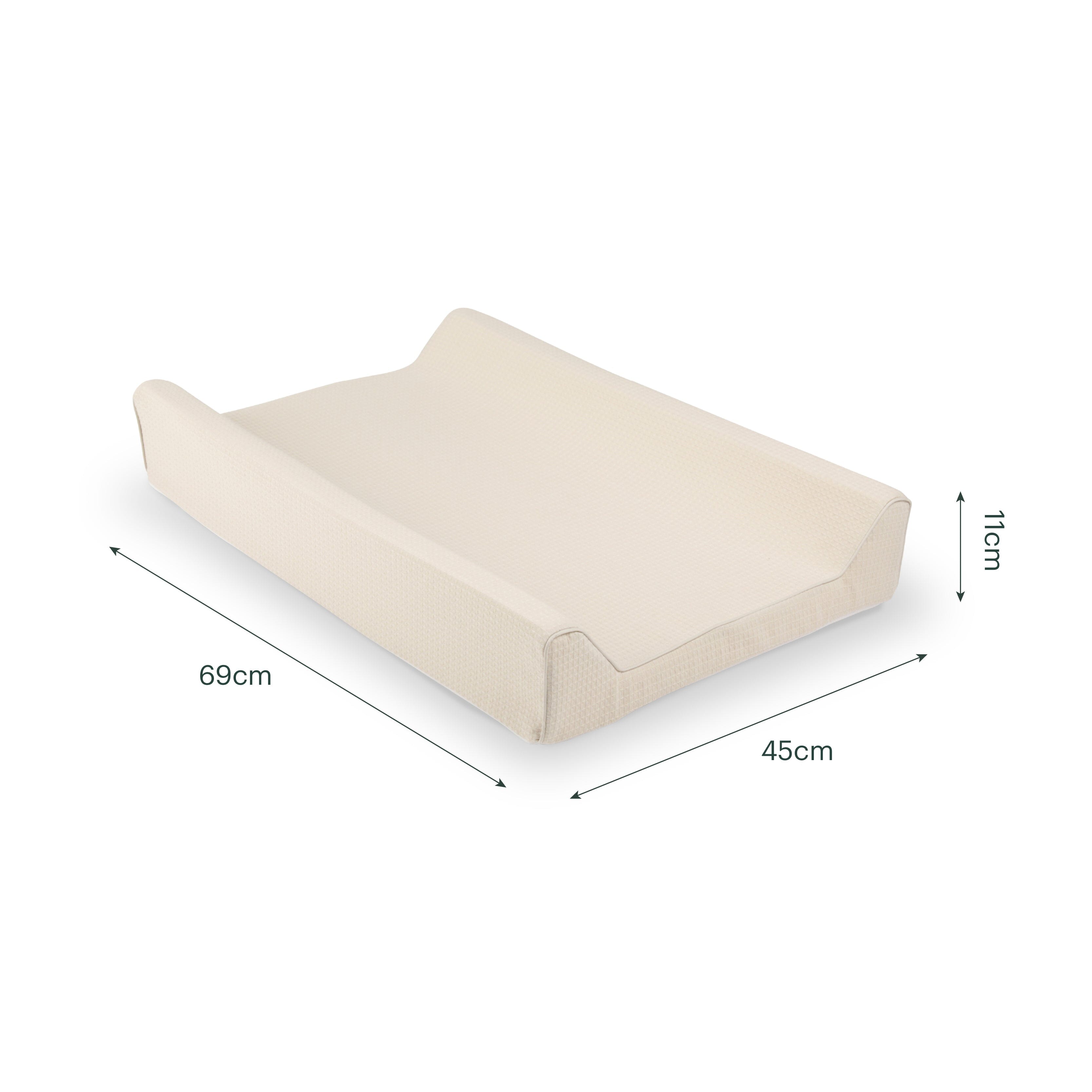 Wedge Changing Mat - Cashmere Waffle Accessory CuddleCo 