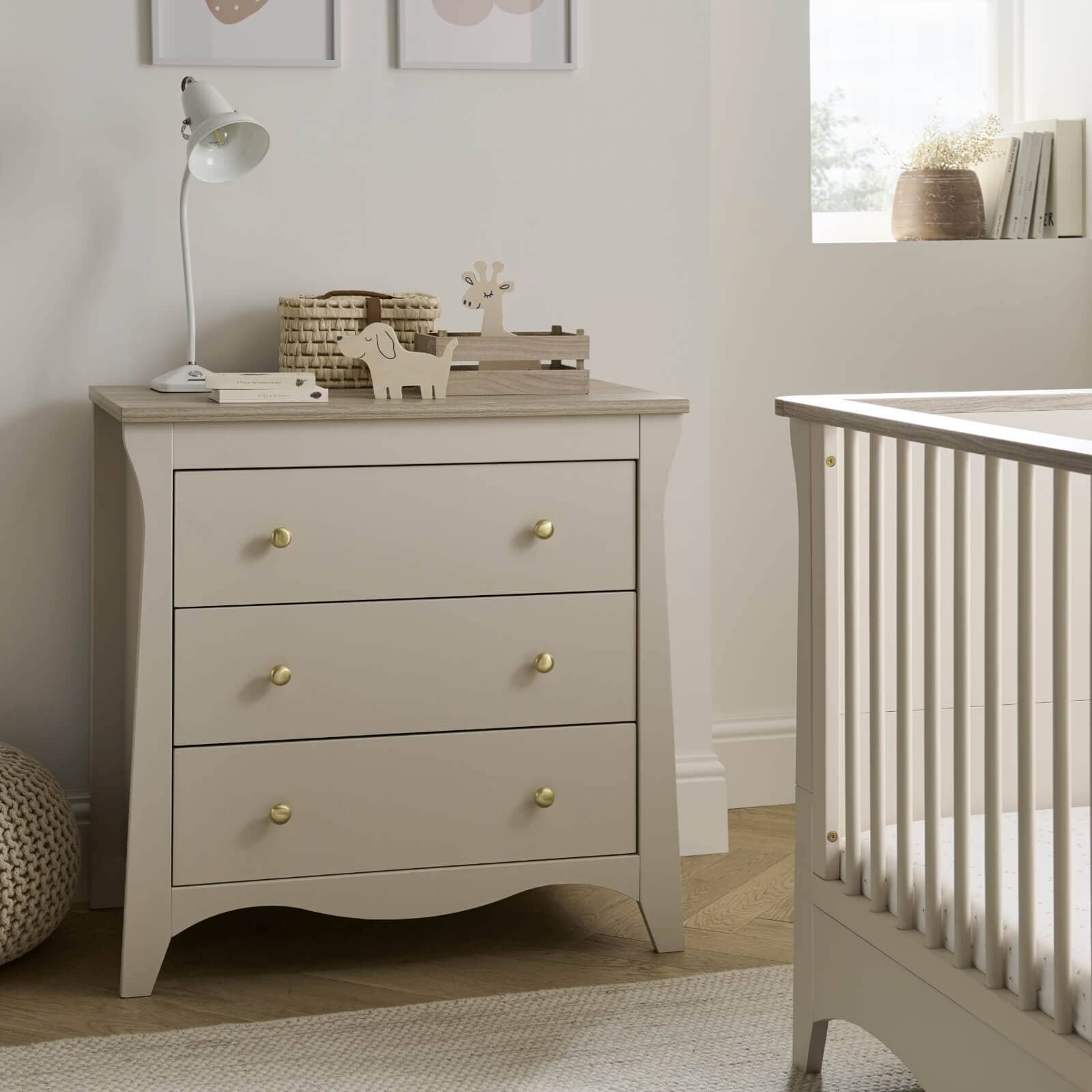 Clara Dresser Changer - Cashmere & Ash Furniture Singles CuddleCo 