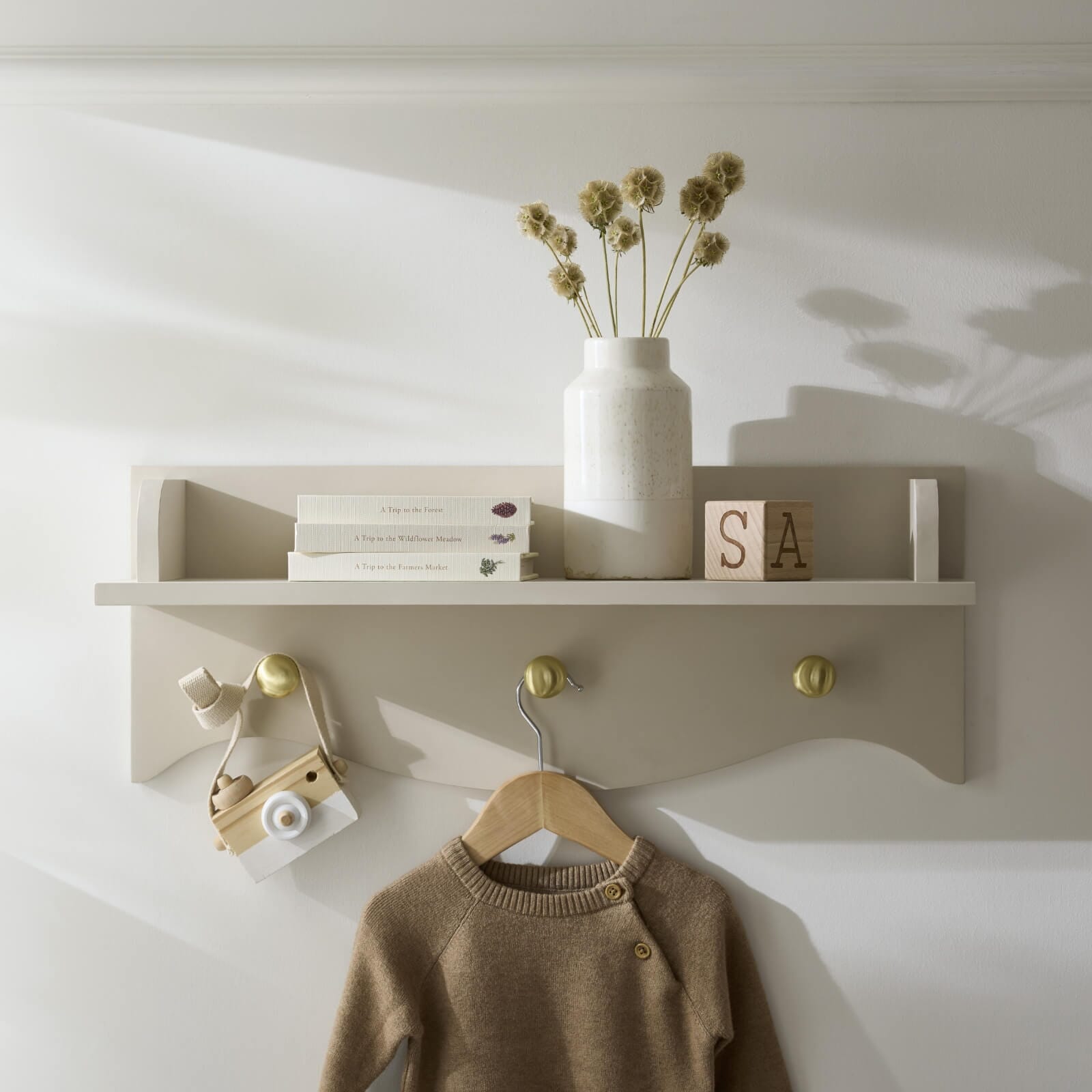 Clara Nursery Shelf - Cashmere & Ash Furniture Singles CuddleCo 