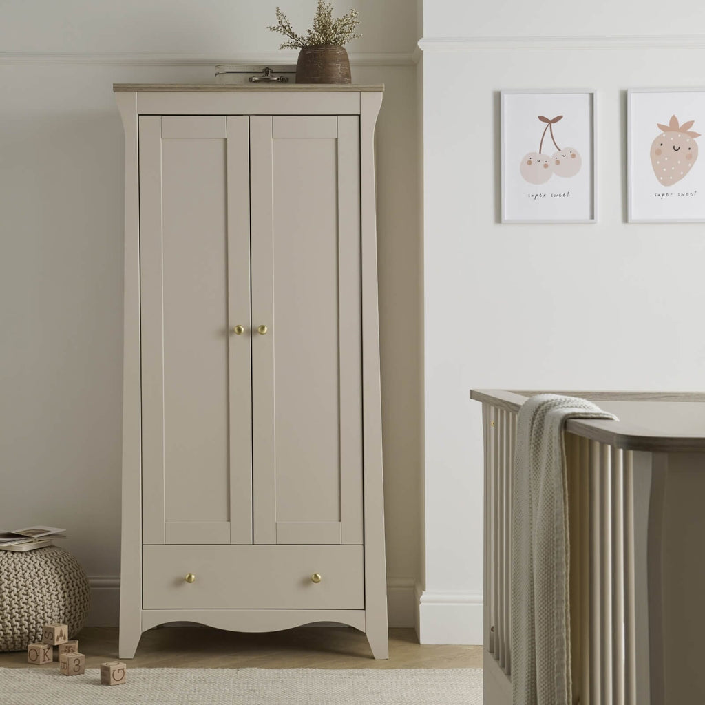 Clara 3 Piece Nursery Furniture Set - Cashmere & Ash Furniture Sets CuddleCo 
