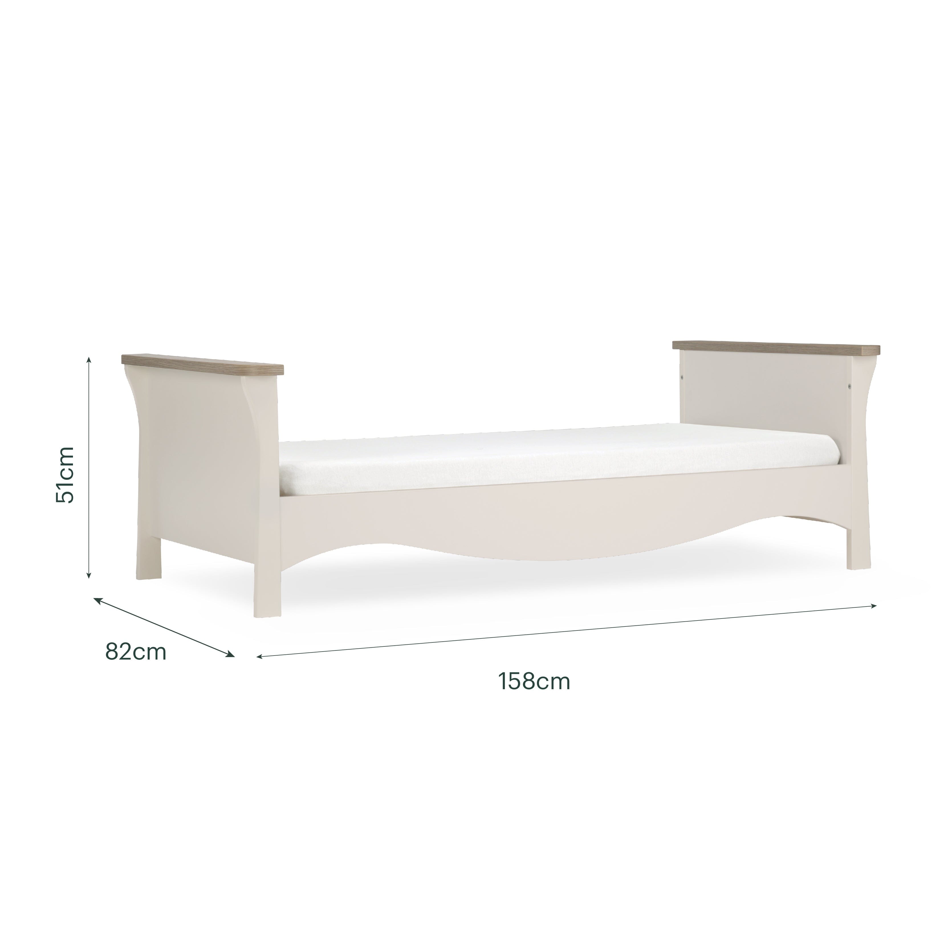Clara Toddler Bed - Cashmere & Ash Toddler Bed CuddleCo 