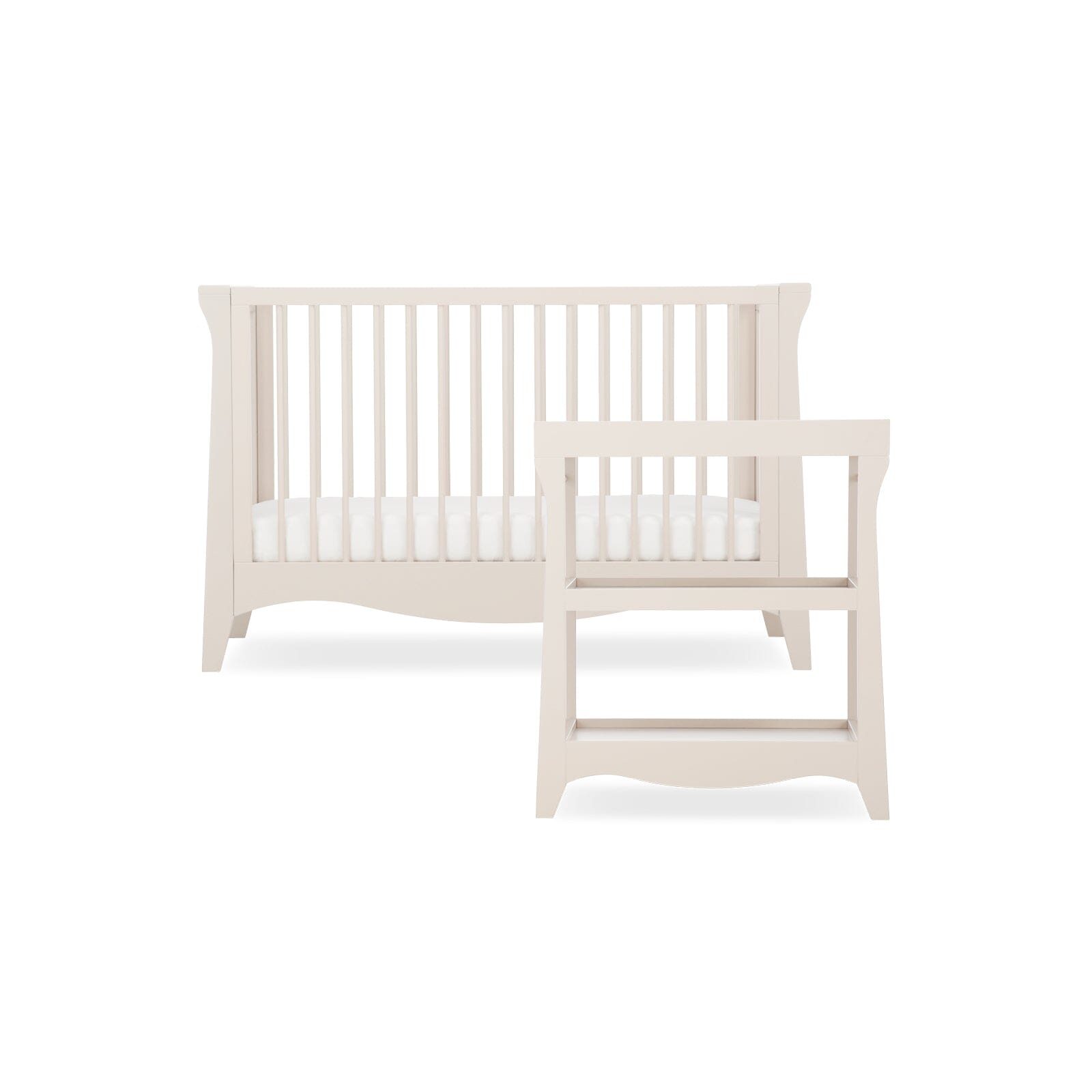 Clara Mini 2 Piece Nursery Furniture Set - Cashmere Furniture Sets CuddleCo 