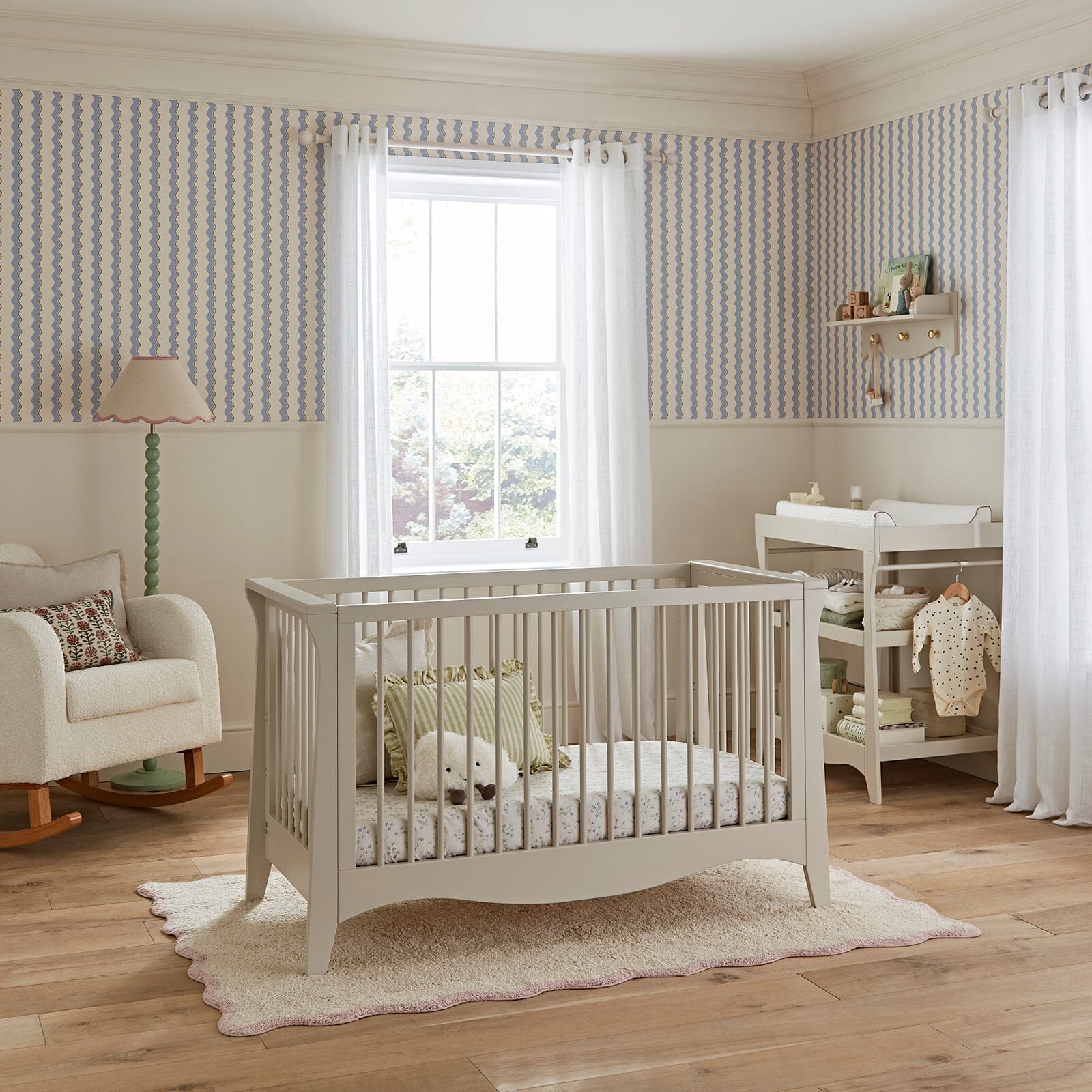 Clara Mini Cot Bed Cashmere