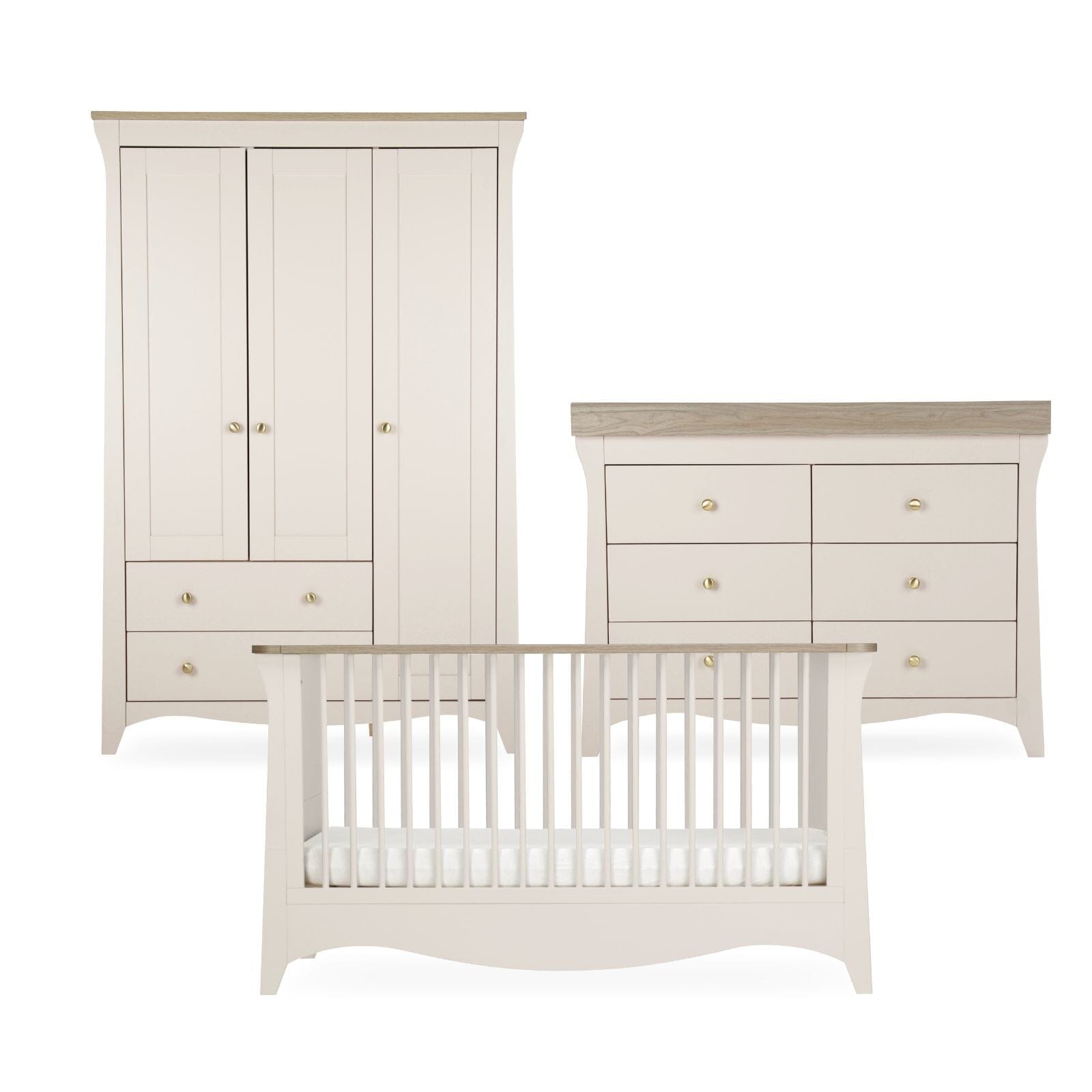 Clara Luxe 3 Piece Furniture Set - Cashmere & Ash Furniture Sets CuddleCo 