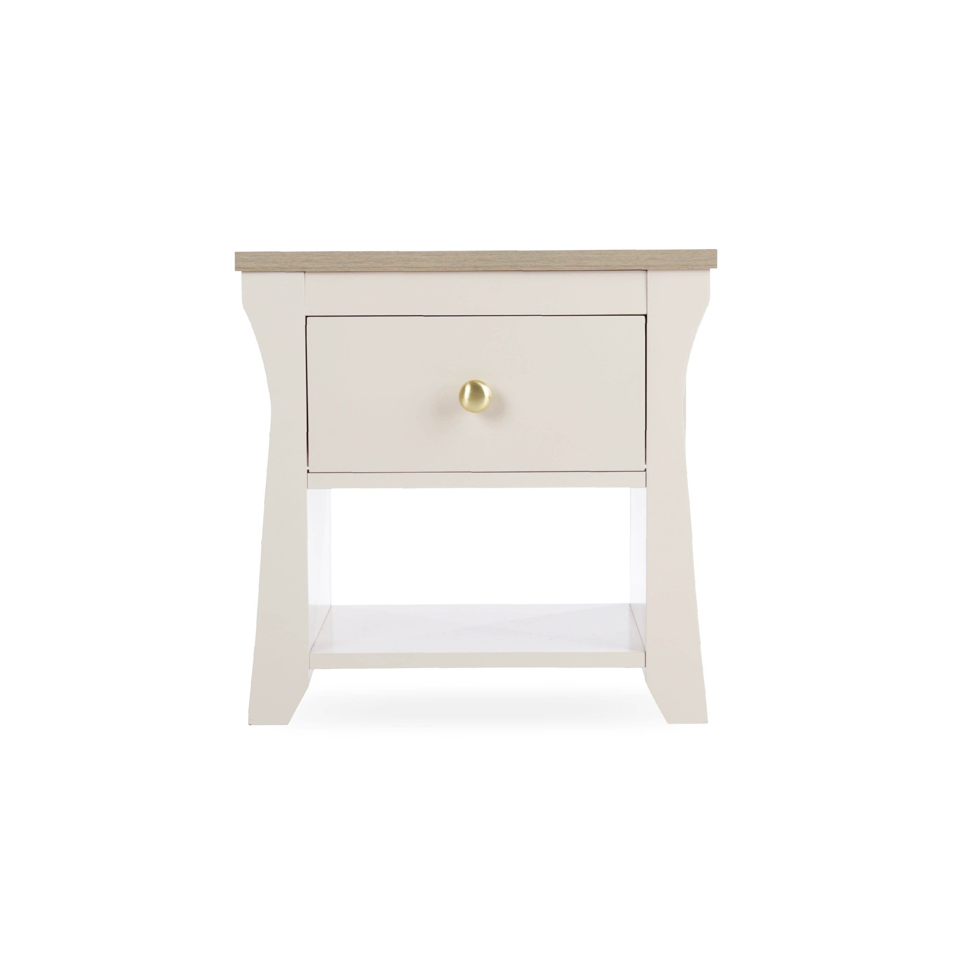 Clara Bedside Table - Cashmere & Ash Furniture Singles CuddleCo 