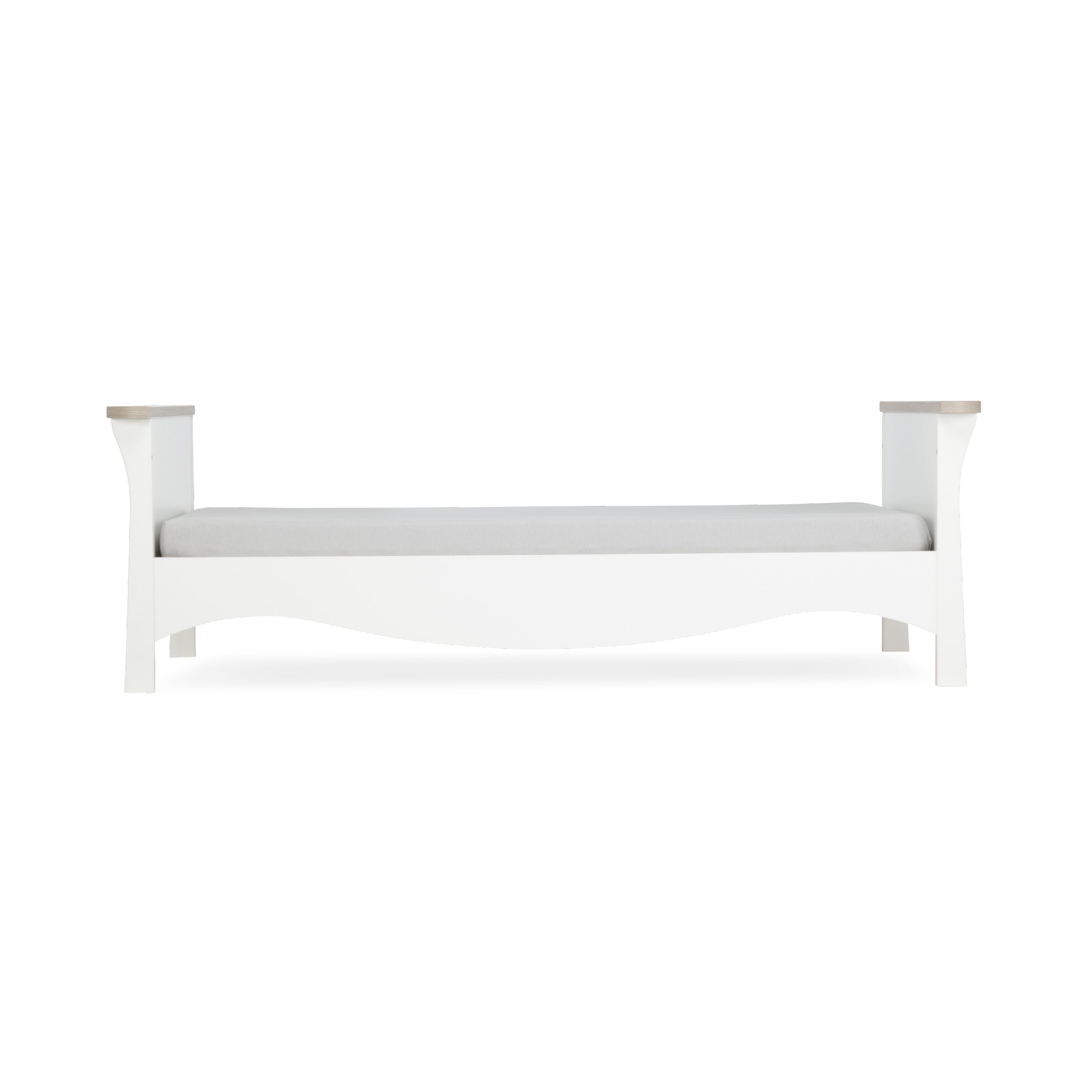 Clara Toddler Bed - White & Ash Bed CuddleCo 