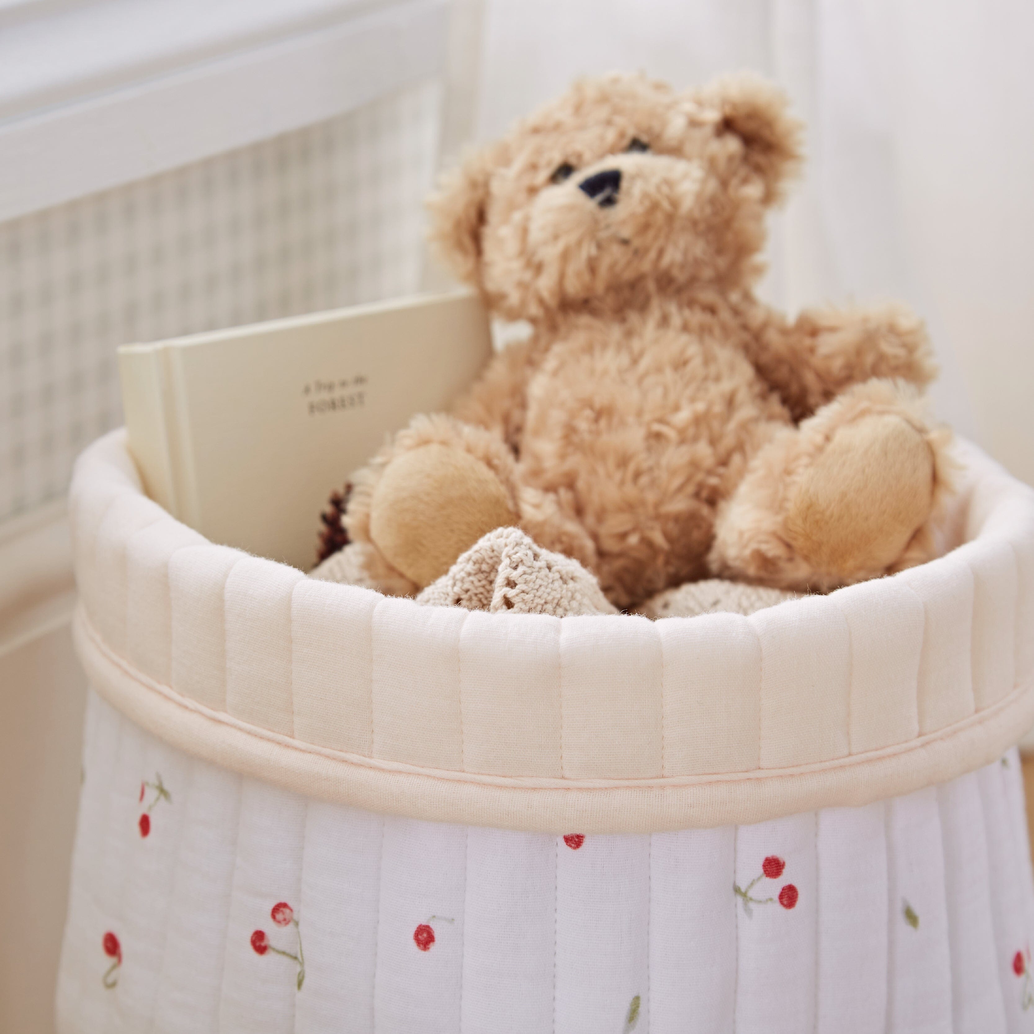 3 Pack Storage Baskets - Ditsy Cherry Accessory CuddleCo 