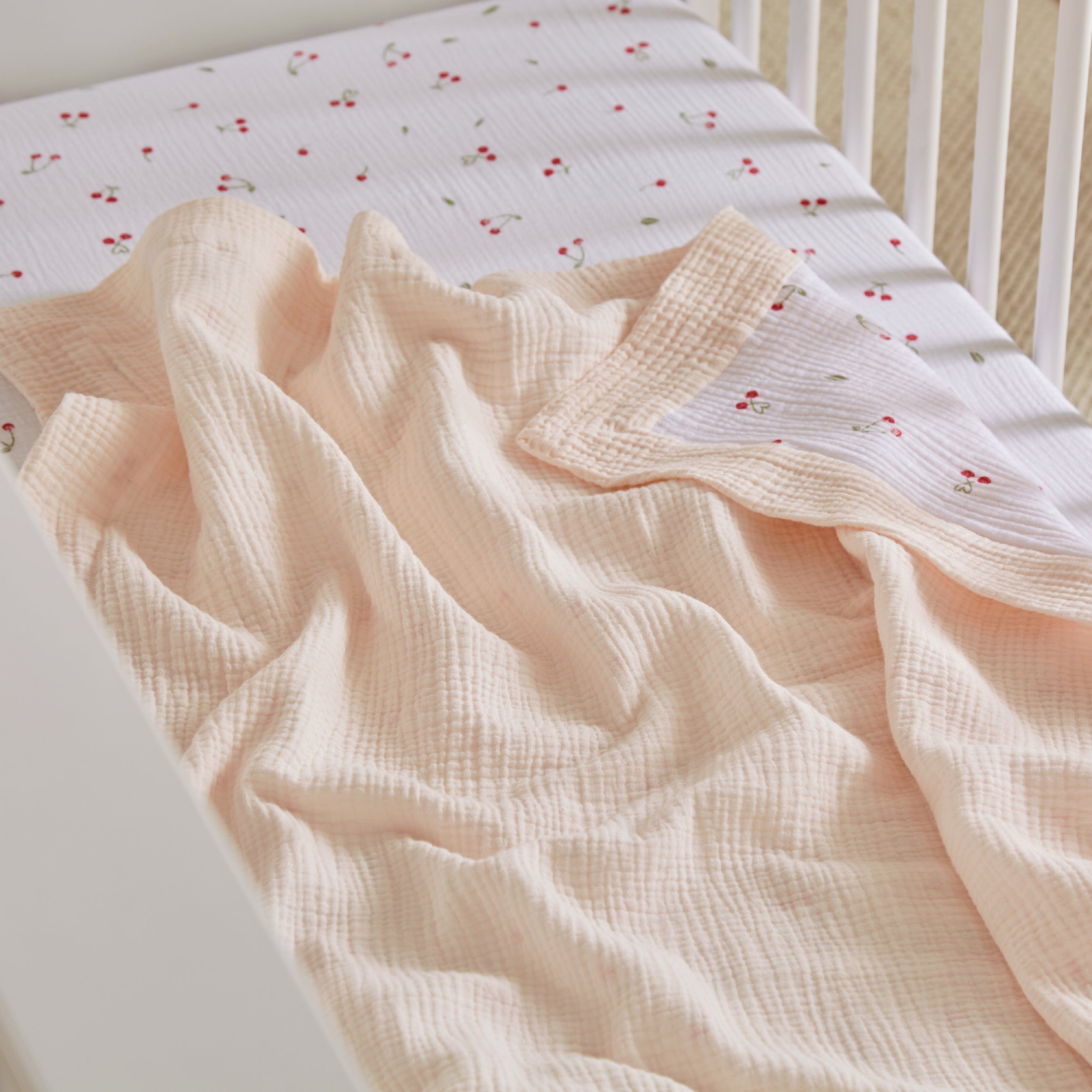 Comforter Blanket - Ditsy Cherry Accessory CuddleCo 
