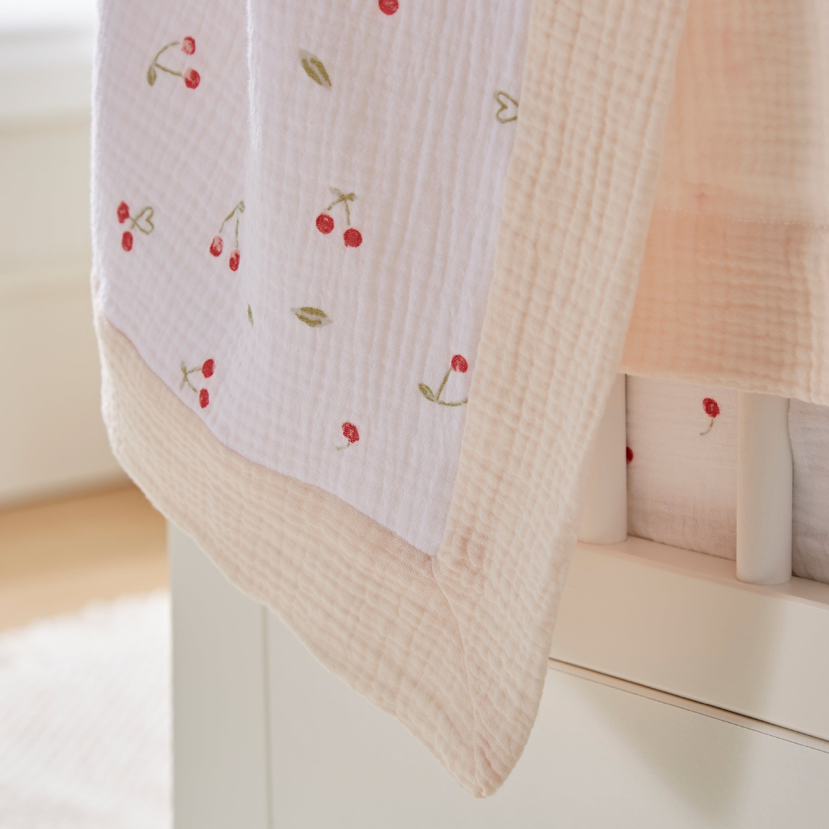 Comforter Blanket - Ditsy Cherry Accessory CuddleCo 
