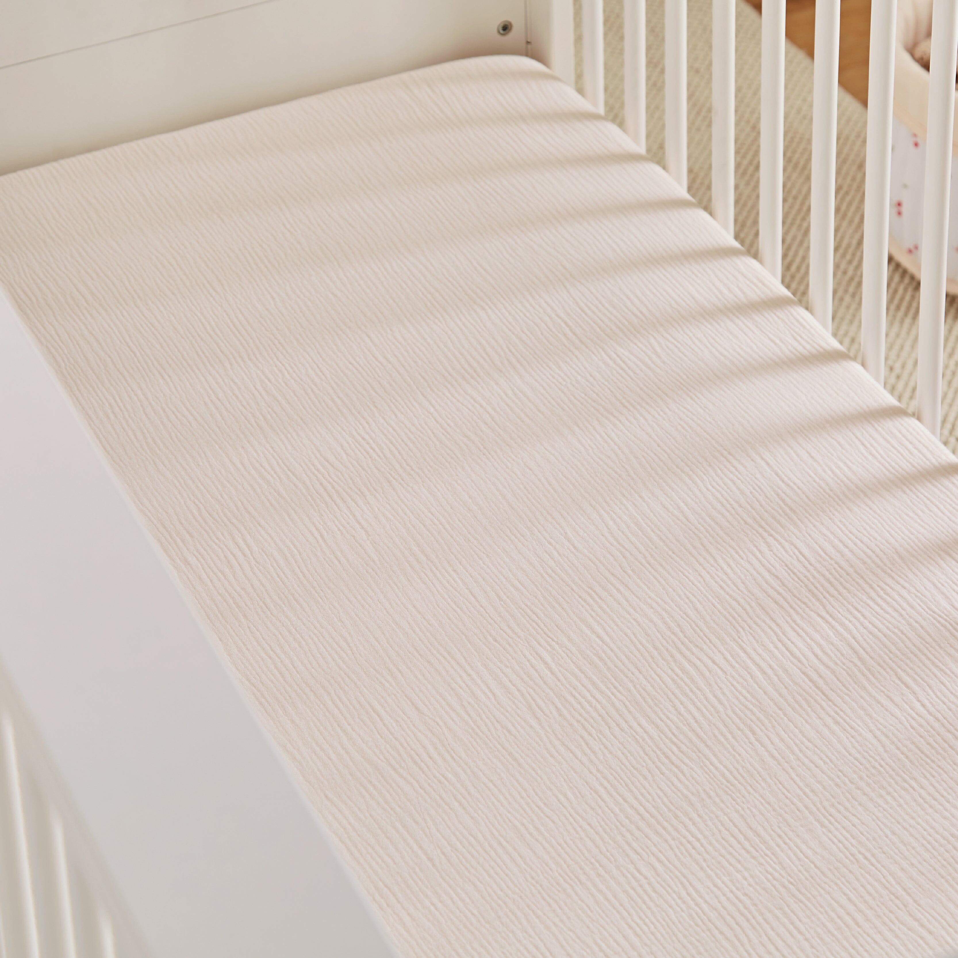 4 Piece Cot Bed Bedding Set - Ditsy Cherry Accessory CuddleCo 