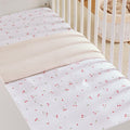 Cot Bed Quilt - Ditsy Cherry Accessory CuddleCo 