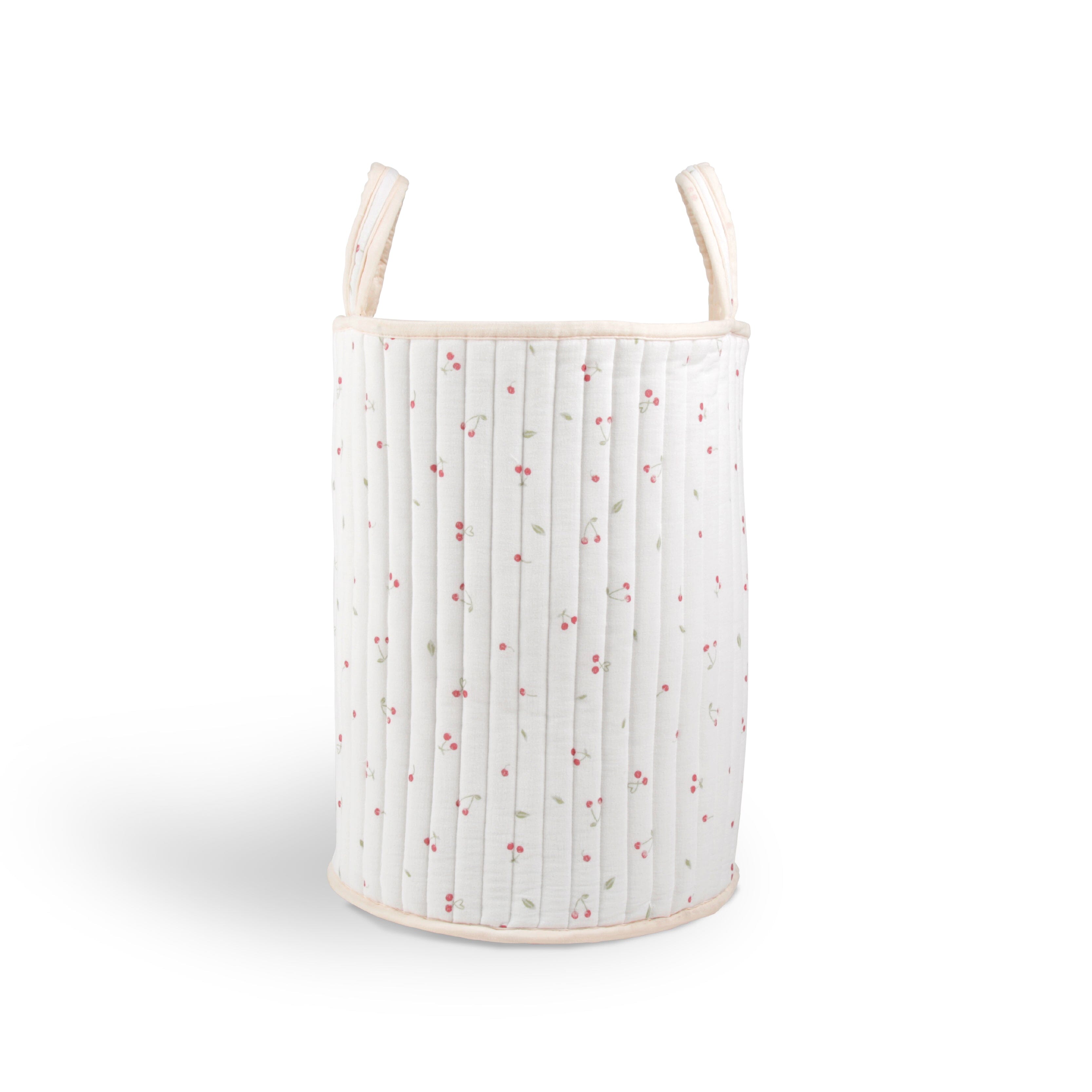 Large Storage Basket - Ditsy Cherry Accessory CuddleCo 