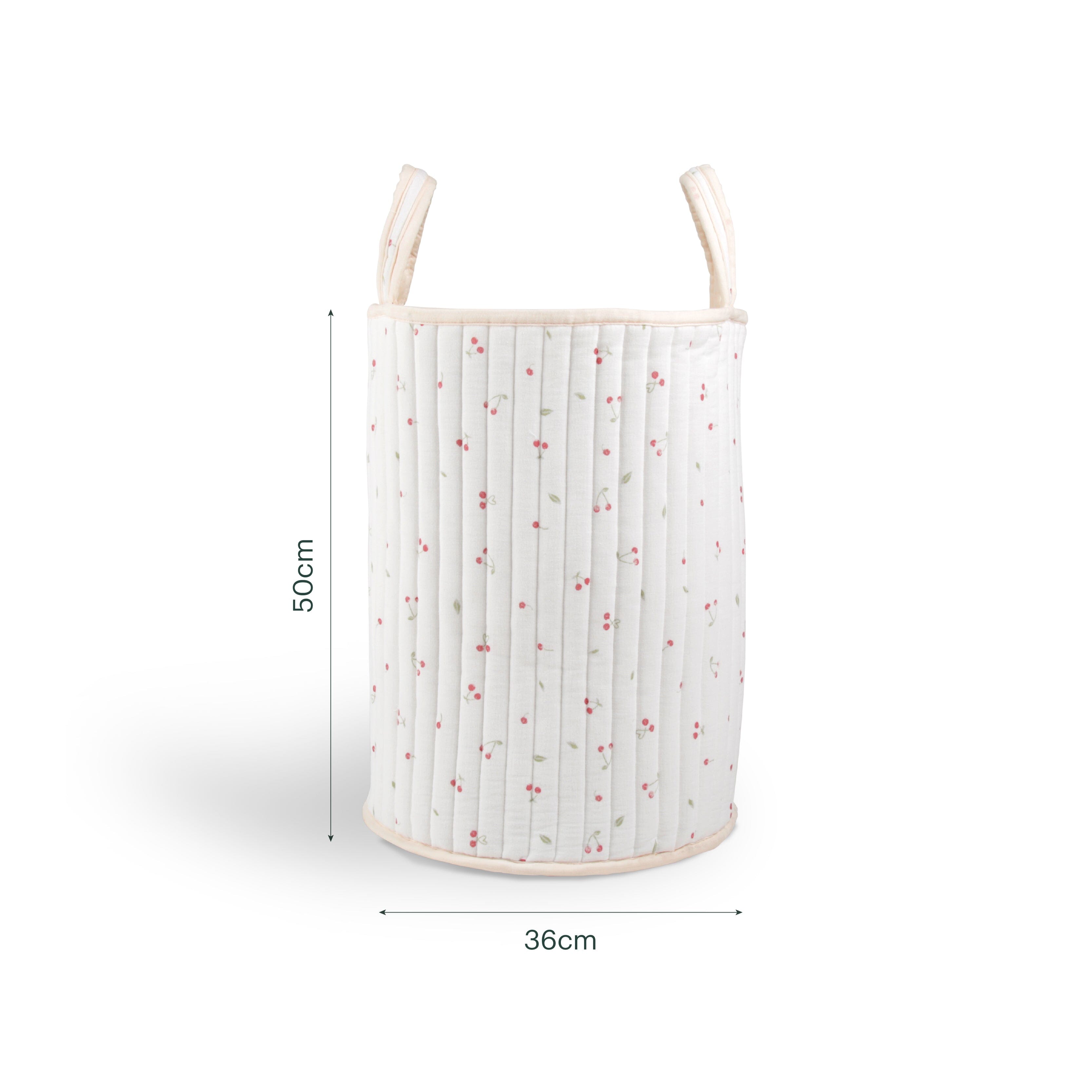 Large Storage Basket - Ditsy Cherry Accessory CuddleCo 
