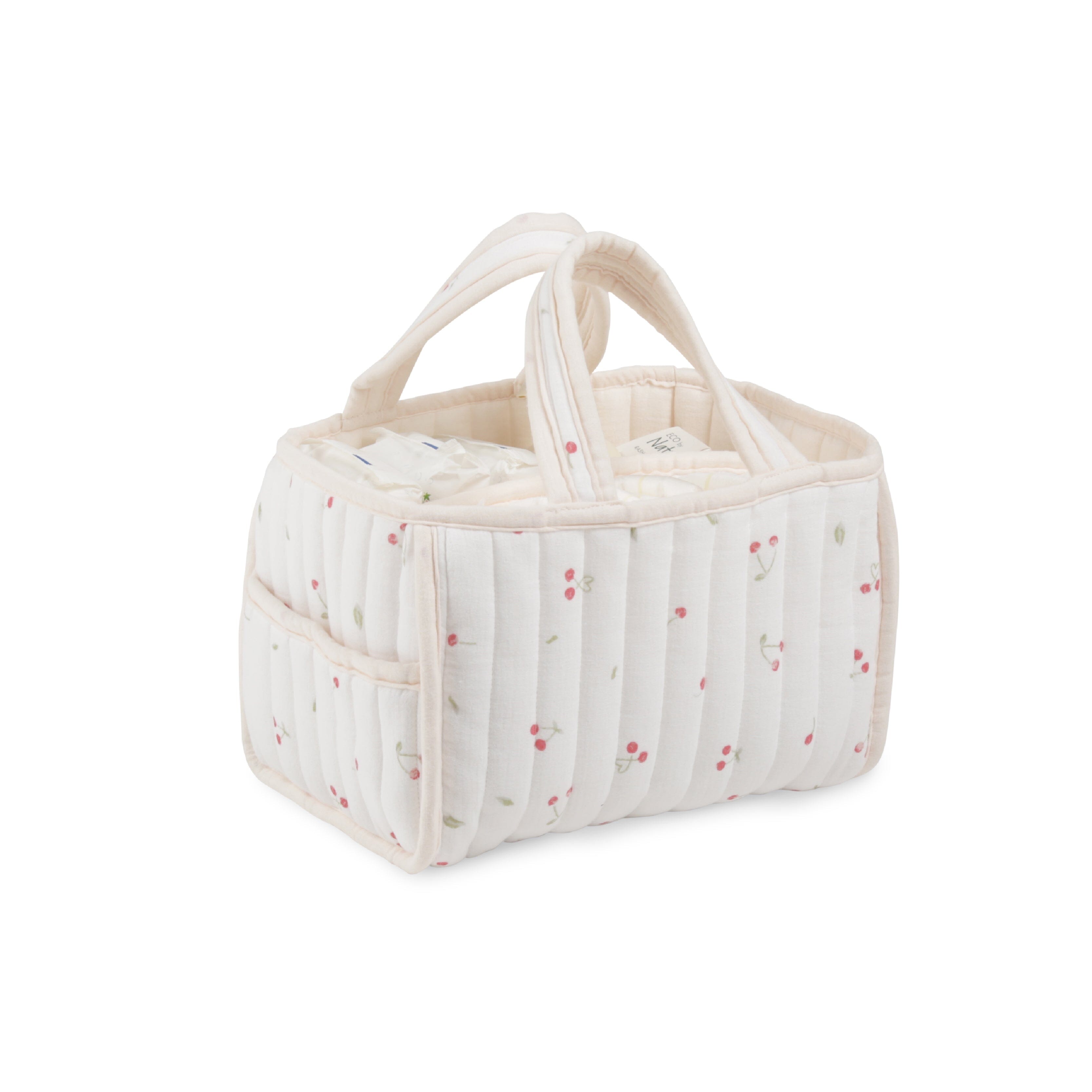 Nappy Caddy - Ditsy Cherry Accessory CuddleCo 