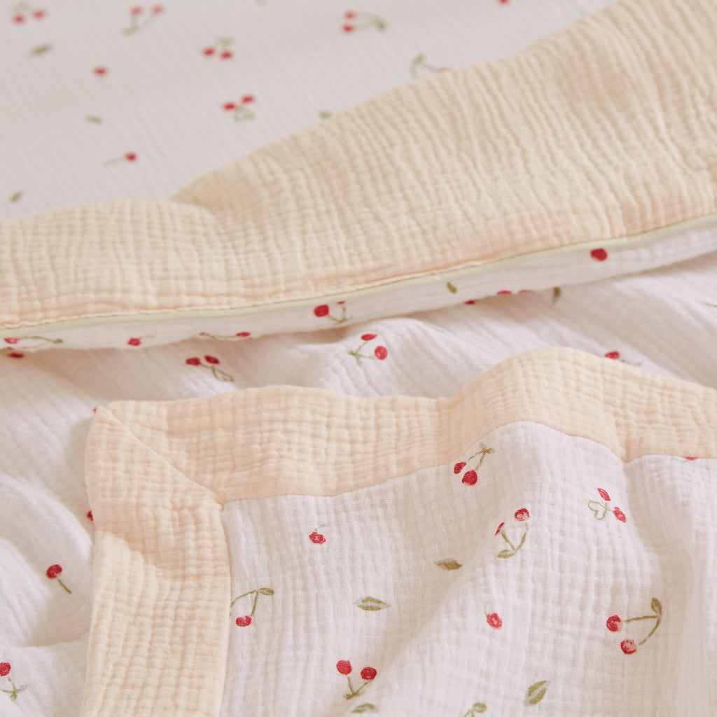 Universal Crib/Co-Sleeper Bedding Set - Ditsy Cherry Accessory CuddleCo 