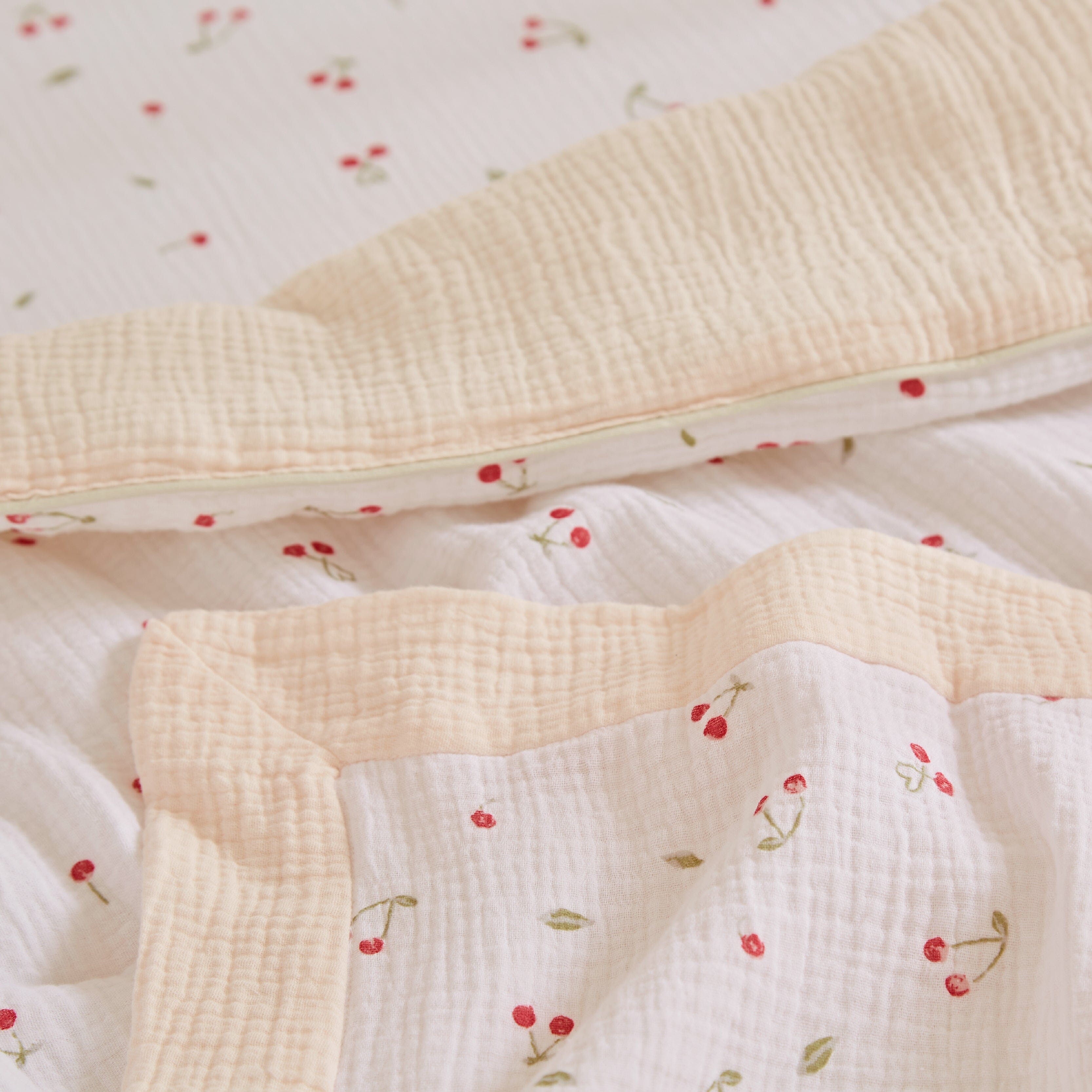 Universal Crib/Co-Sleeper Bedding Set - Ditsy Cherry Accessory CuddleCo 