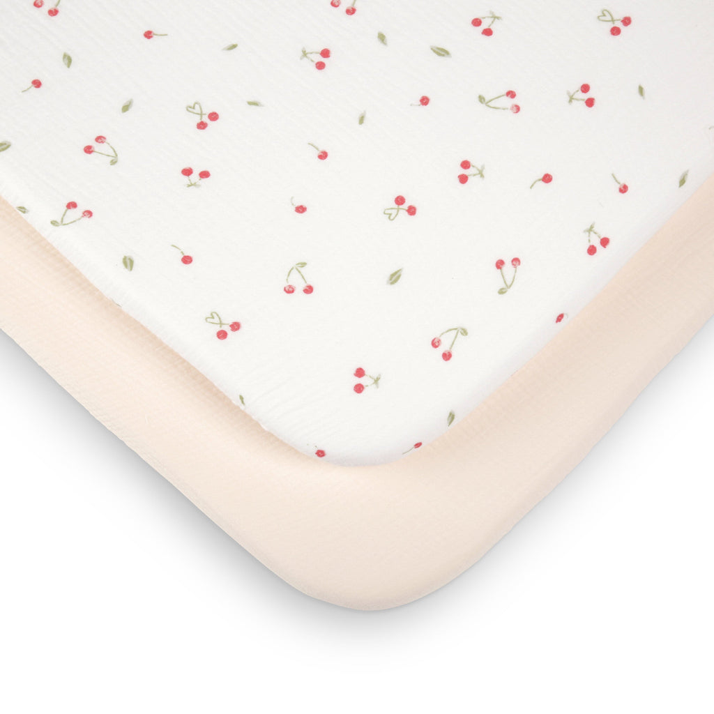 Universal Crib/Co-Sleeper Bedding Set - Ditsy Cherry Accessory CuddleCo 