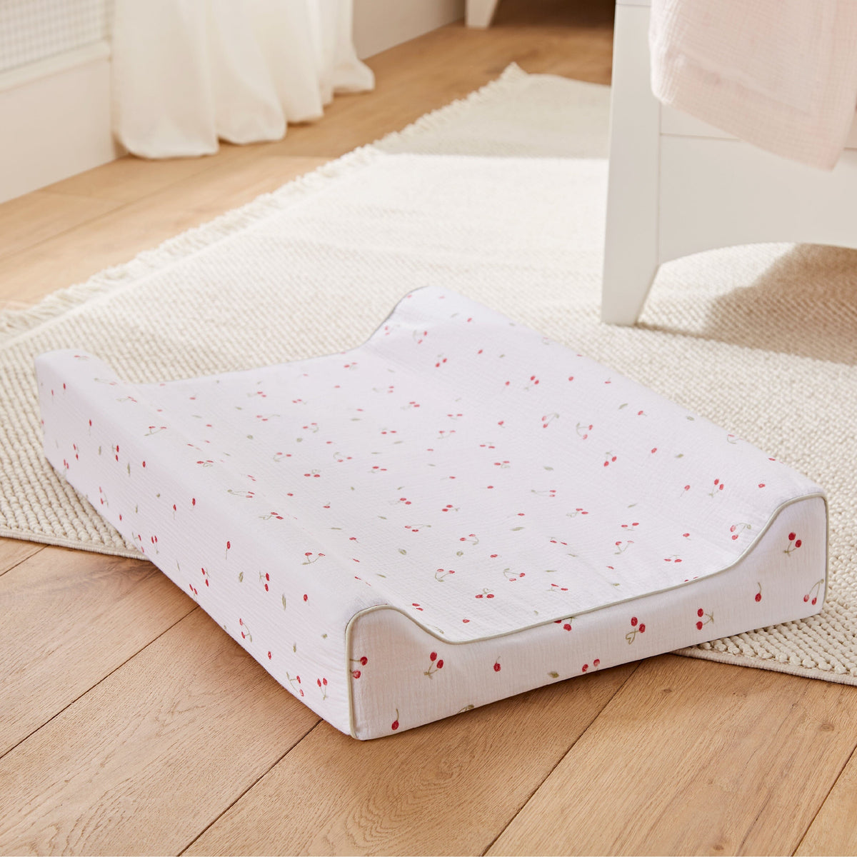 Wedge Changing Mat Ditsy Cherry