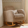 Etta Faux Fur Nursing Chair - Mink Furniture Single CuddleCo 