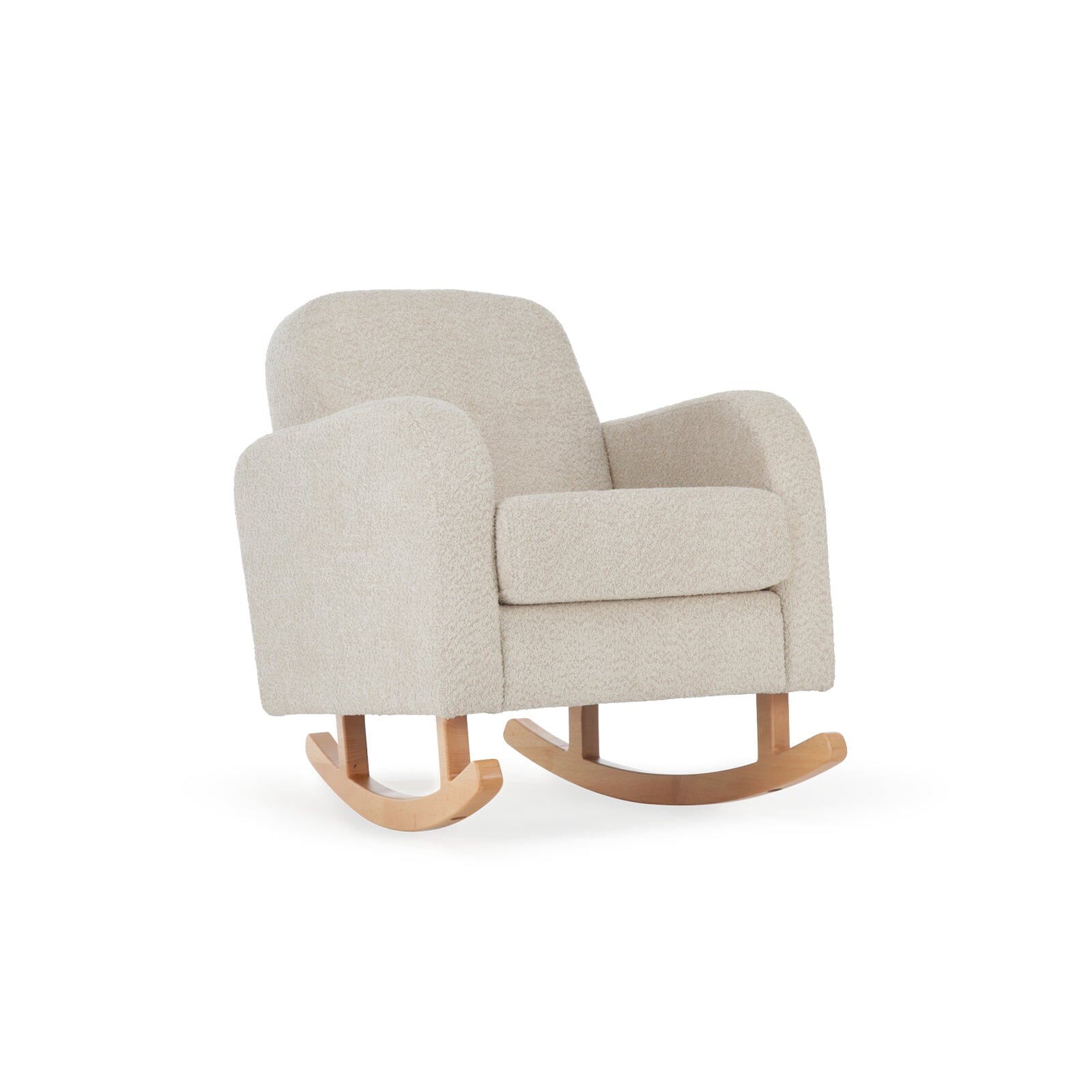 Etta Boucle Nursing Chair - Mushroom Furniture Singles CuddleCo 