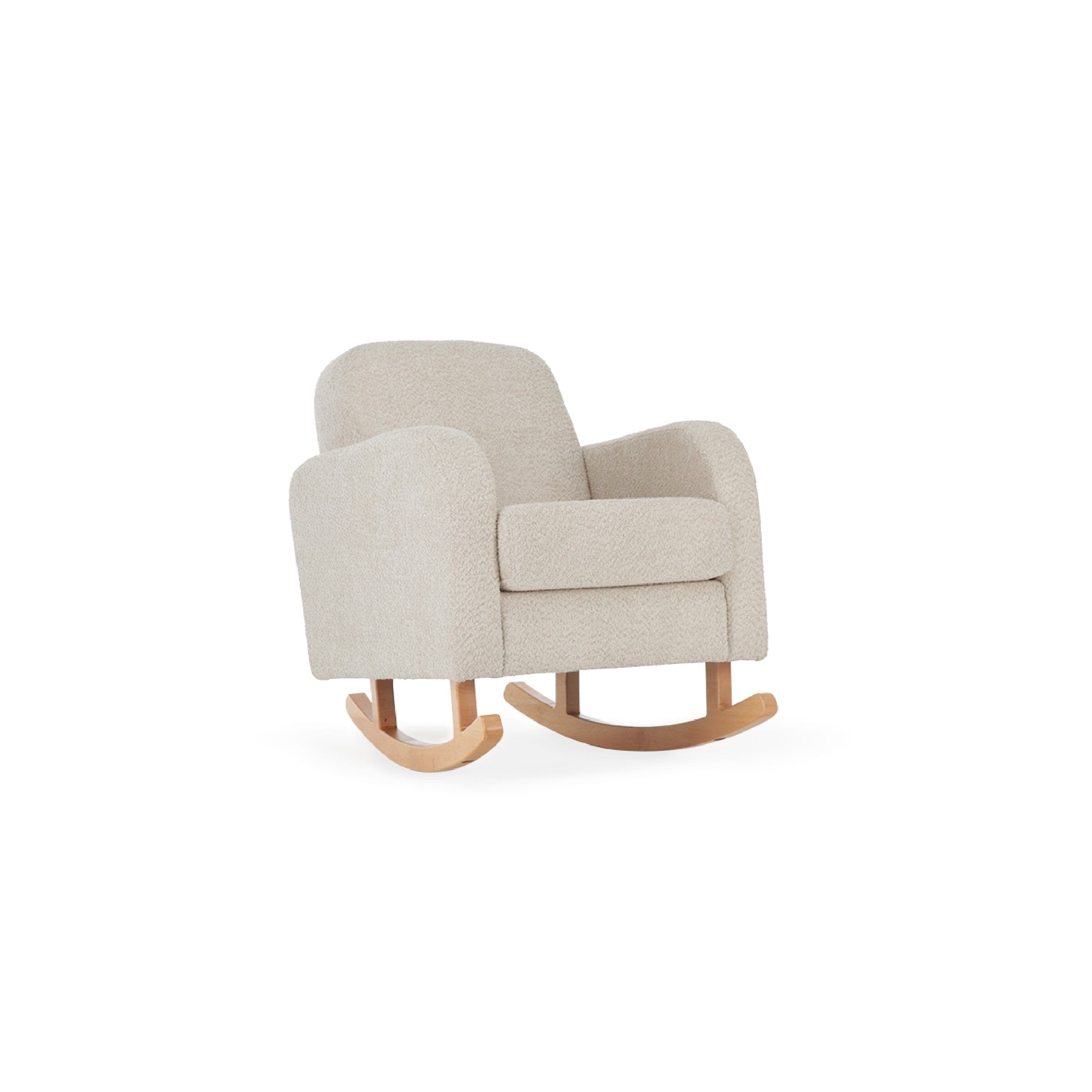 Etta Boucle Nursing Chair - Mushroom Furniture Singles CuddleCo 