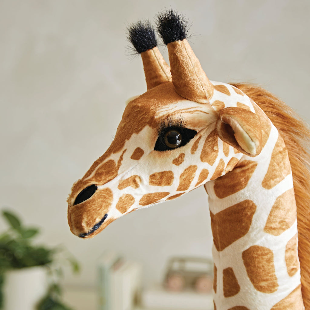 Tall Standing Giraffe Stuffed Animal Toys CuddleCo 
