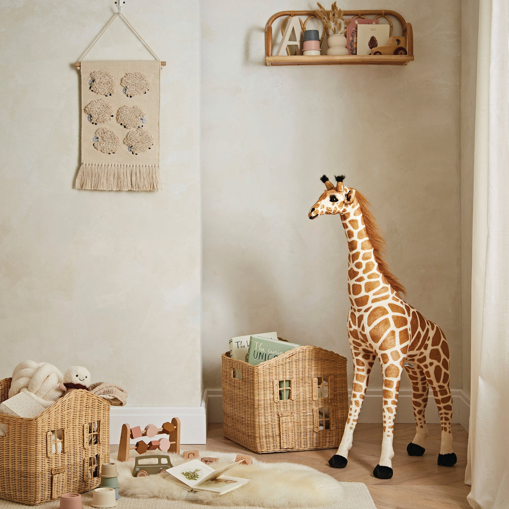 Small Standing Giraffe Stuffed Animal CuddleCo 