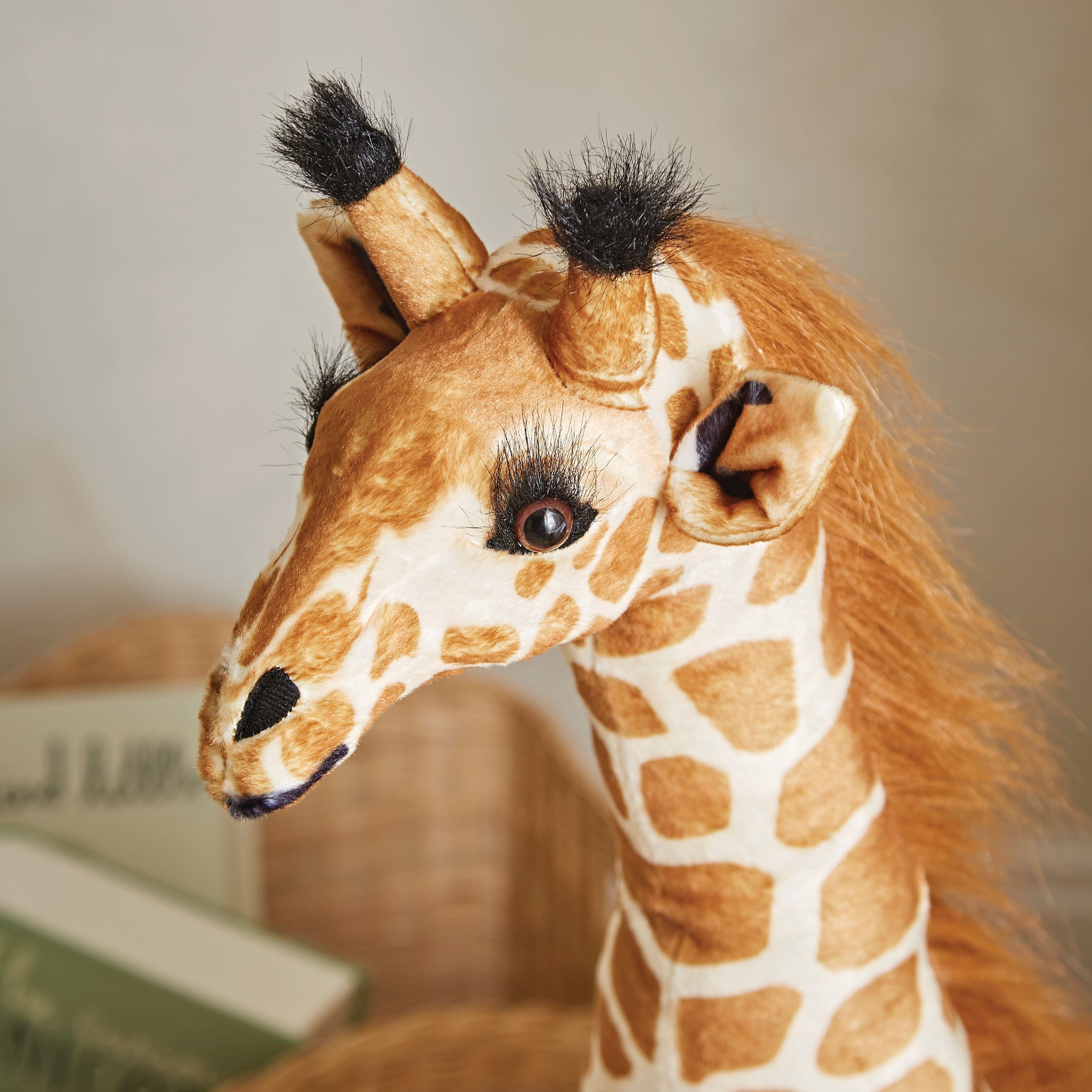 Small Standing Giraffe Stuffed Animal CuddleCo 