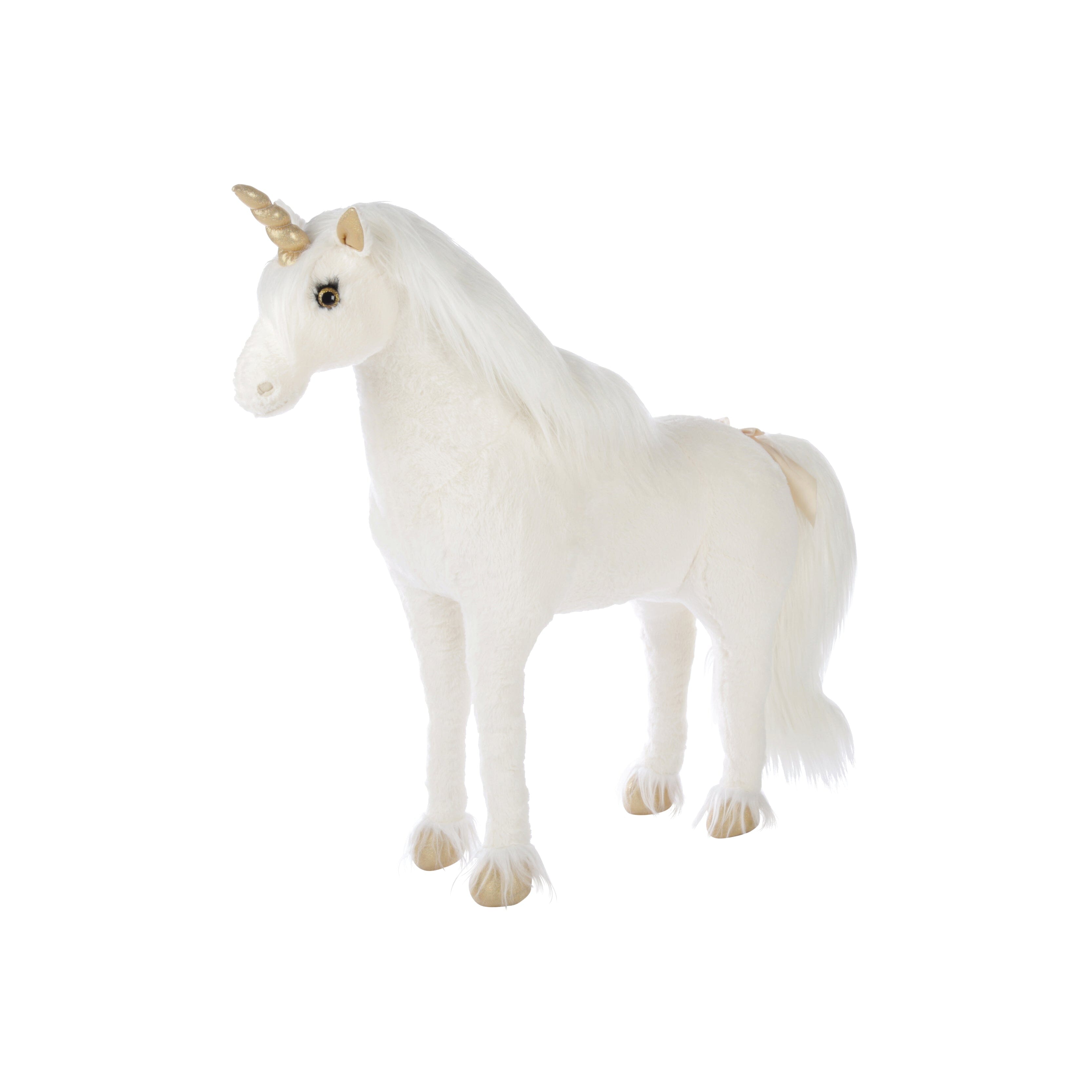 Standing Unicorn - Gold Dust Toys CuddleCo 