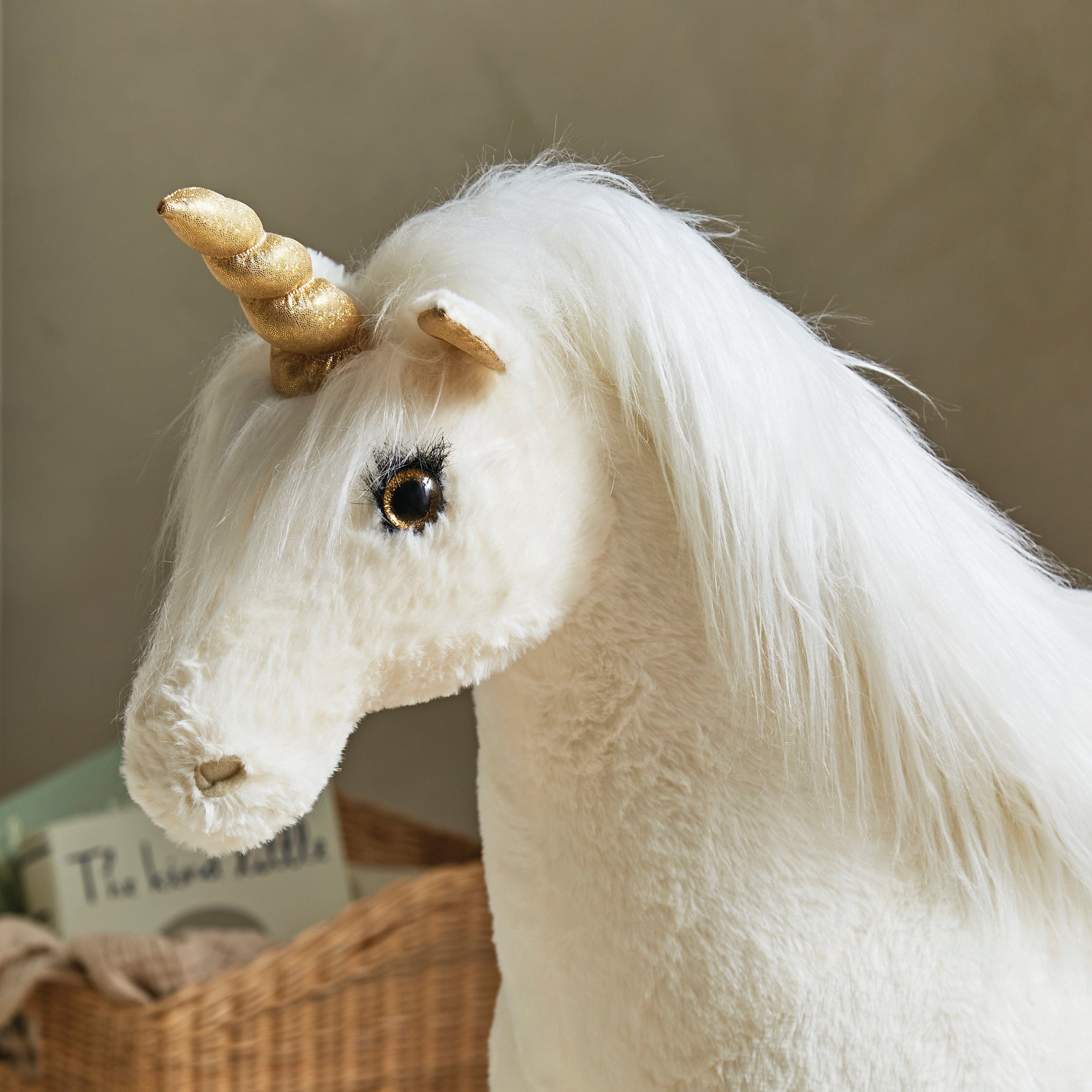 Standing Unicorn - Gold Dust Toys CuddleCo 