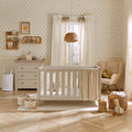 Luna 2 Piece Nursery Furniture Set - Cashmere & Ash Furniture Set CuddleCo 