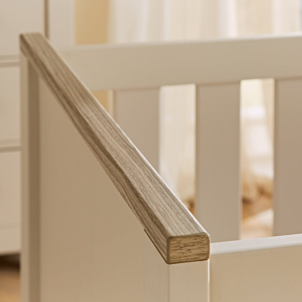 Luna Cot Bed - Cashmere & Ash Furniture Single CuddleCo 