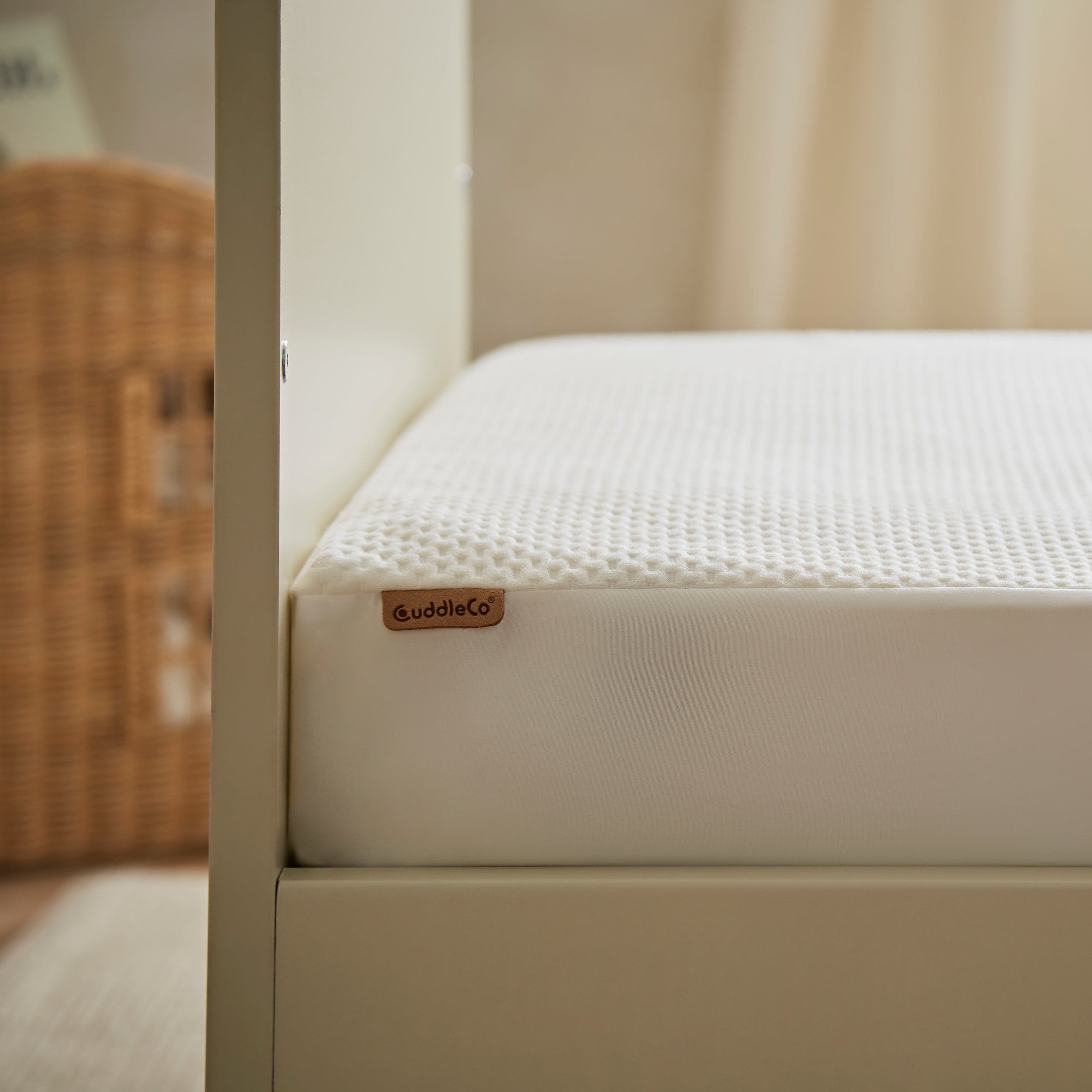 Cot Bed Waterproof Mattress Protector Mattresses CuddleCo 