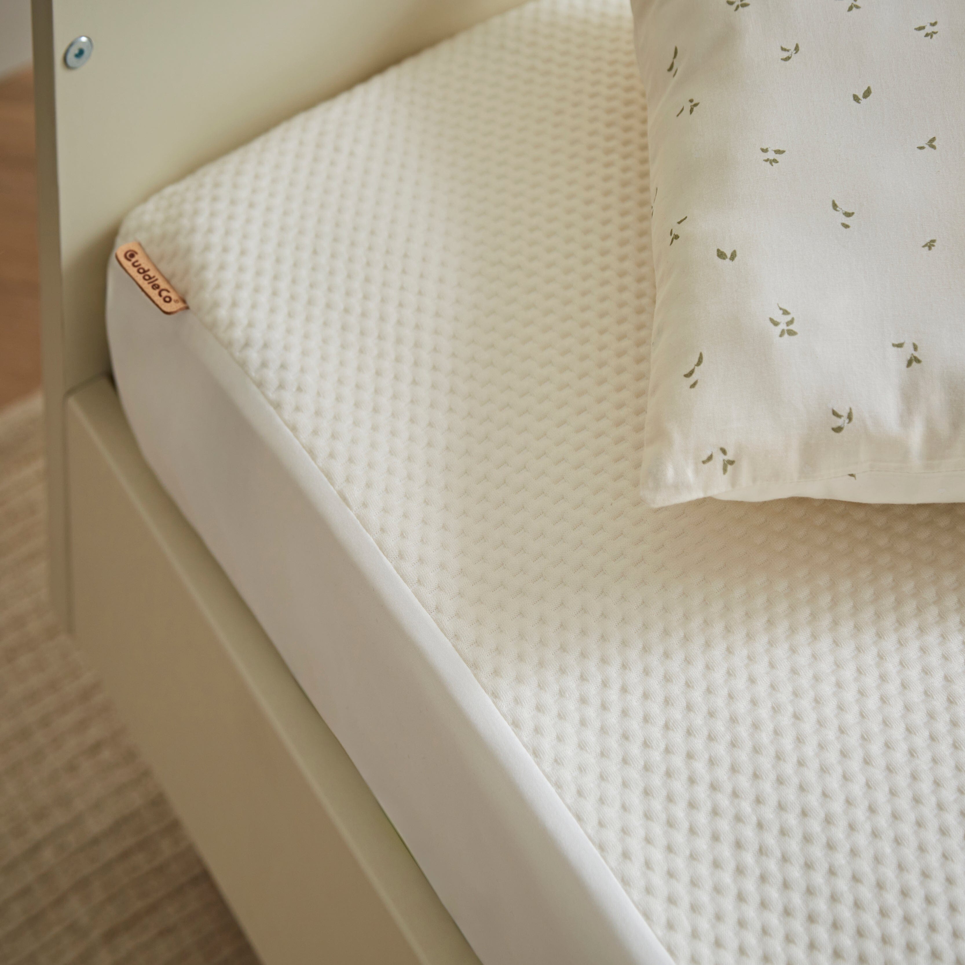 Cot Bed Waterproof Mattress Protector Mattresses CuddleCo 