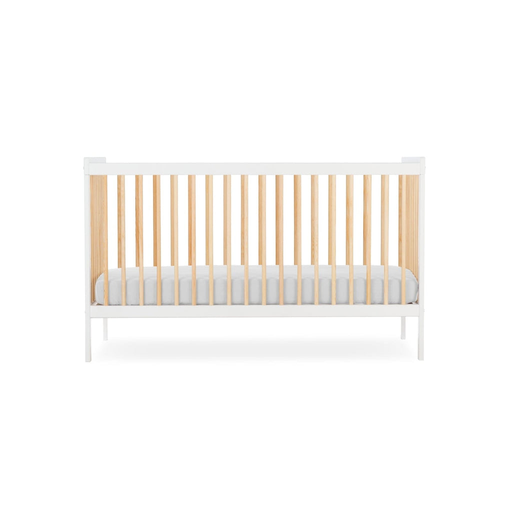 Nola Cot bed - White / Natural Furniture Singles CuddleCo 