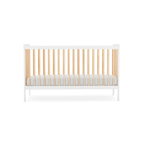 Nola Cot bed - White / Natural Furniture Singles CuddleCo 
