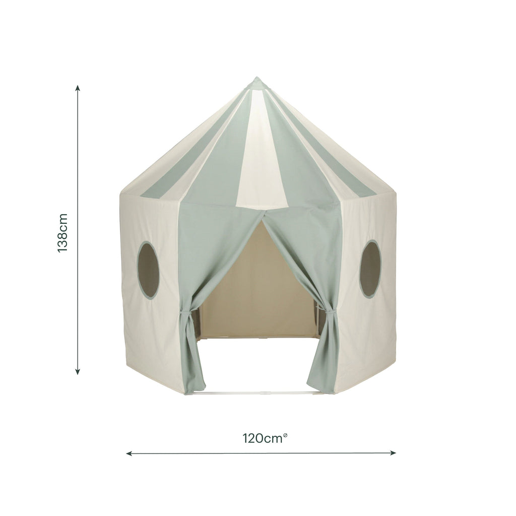 Pavillion Play Tent - Sea Salt Toys CuddleCo 
