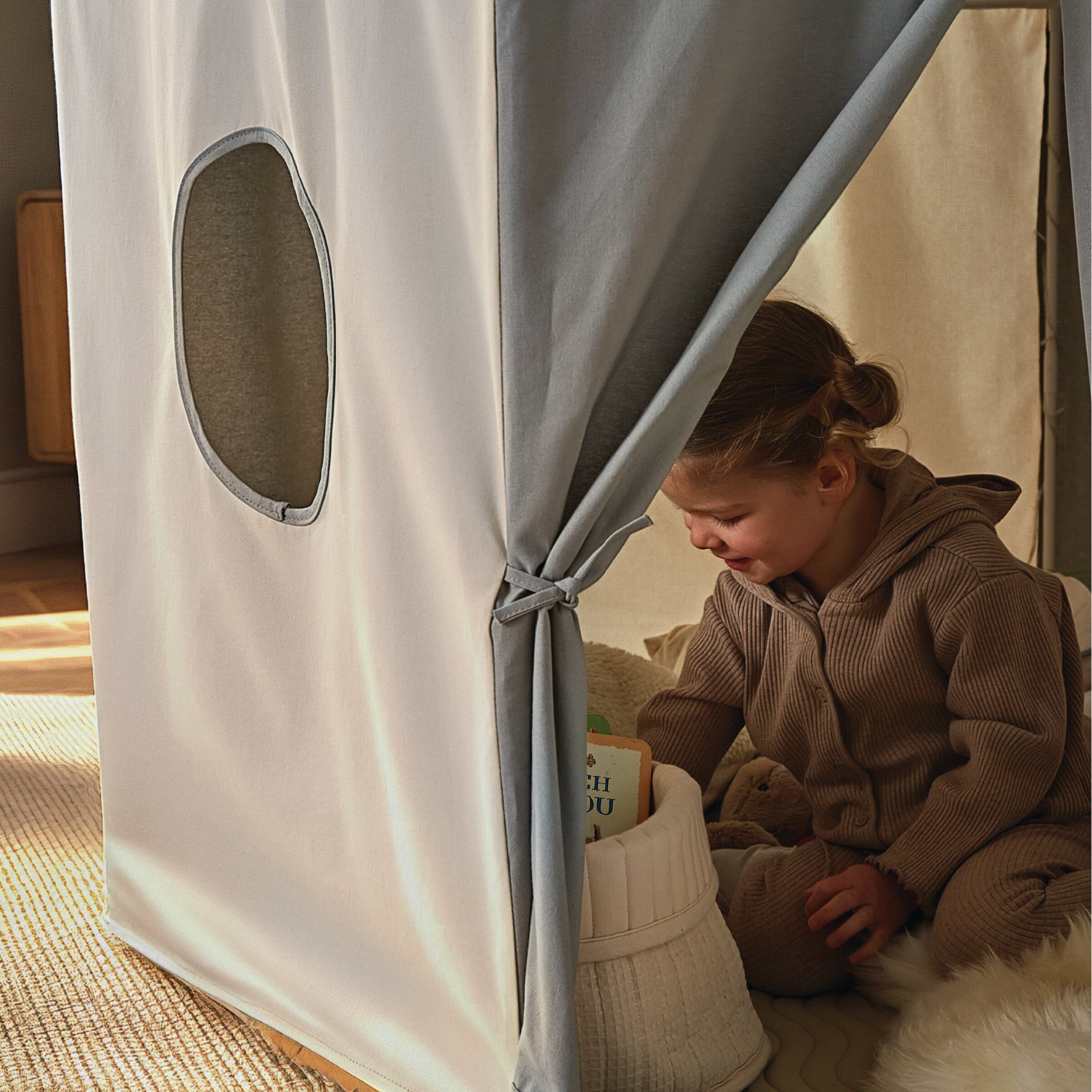 Pavillion Play Tent - Sea Salt Toys CuddleCo 