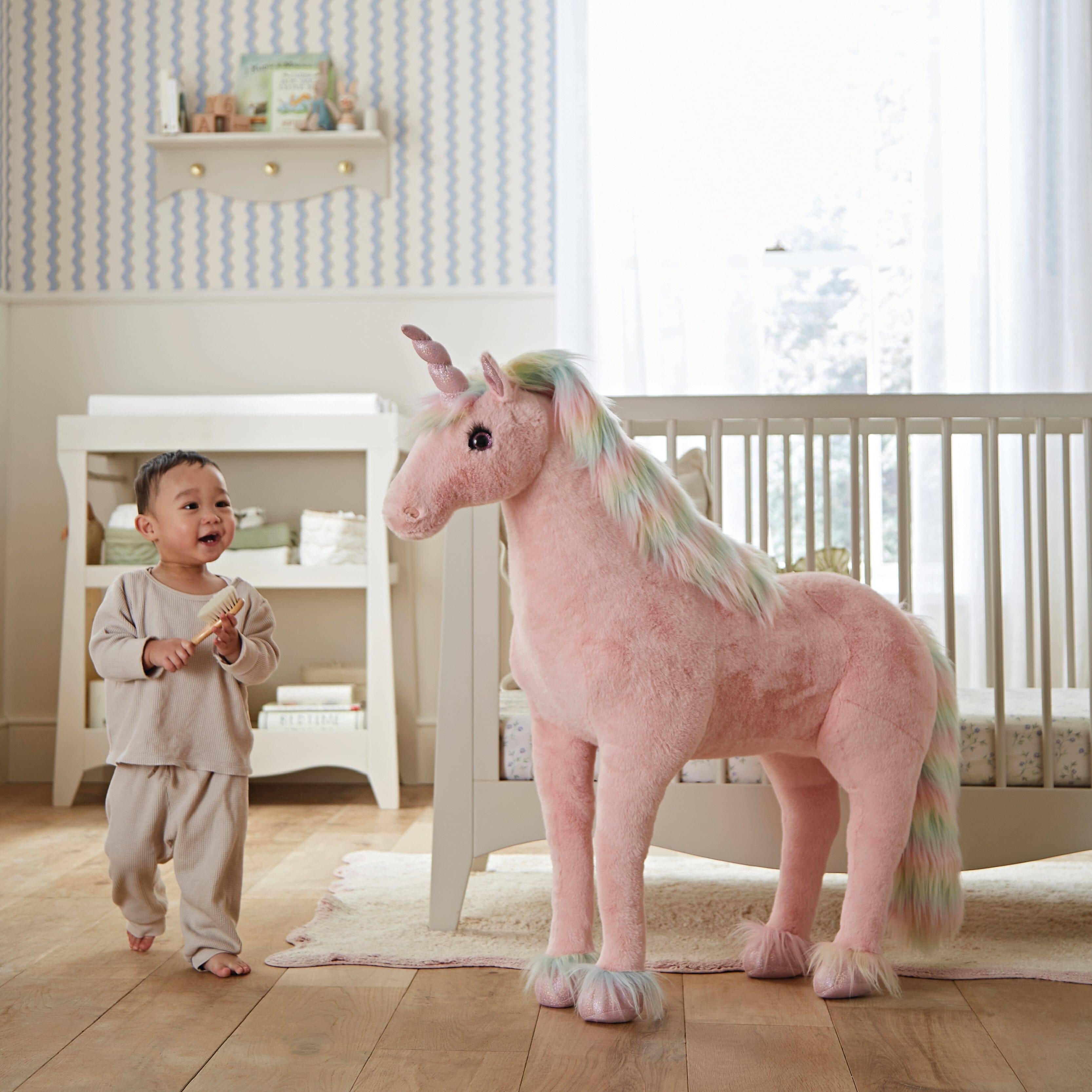 Standing Unicorn - Rainbow Toys CuddleCo 