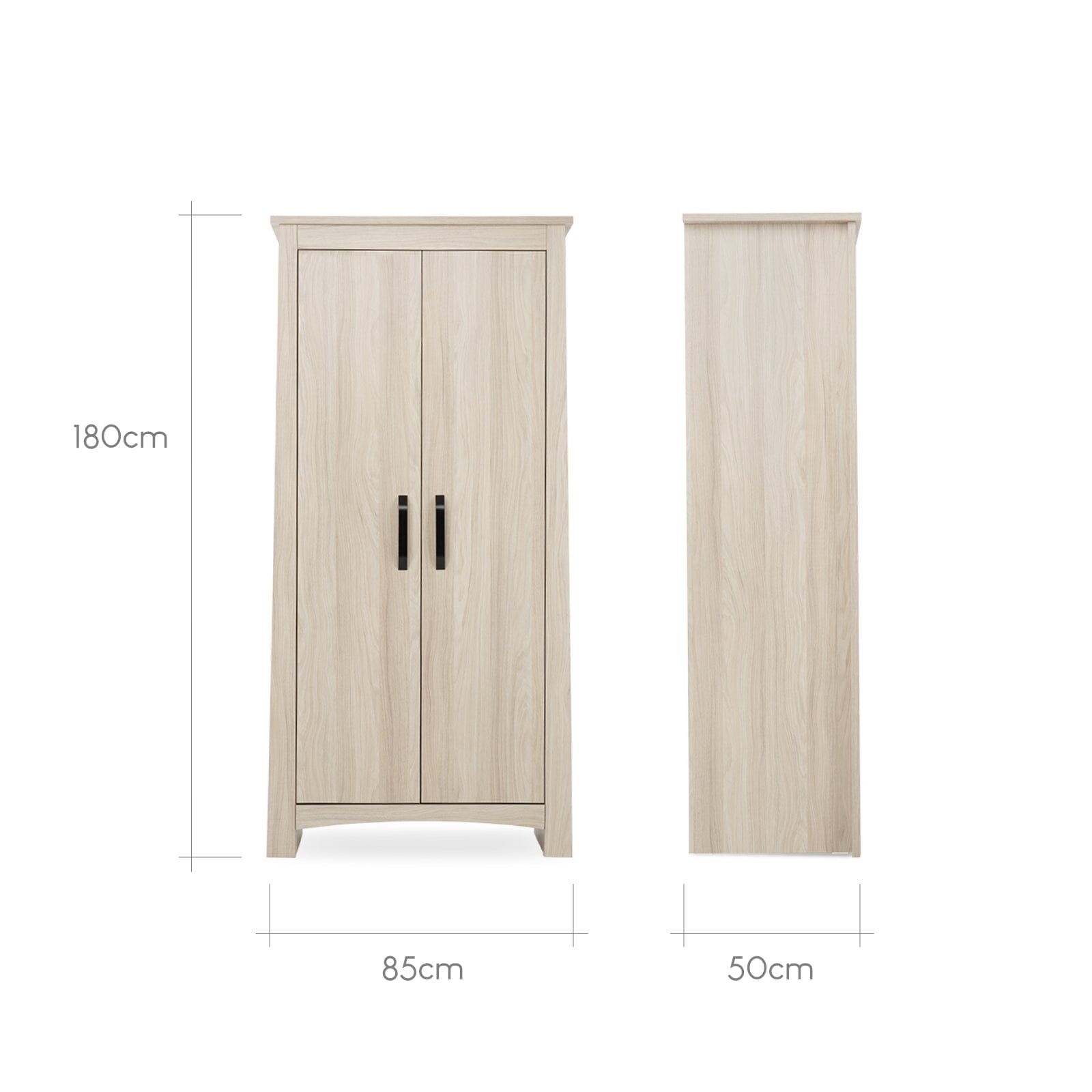 Isla Nursery Wardrobe - Ash Furniture Singles CuddleCo 
