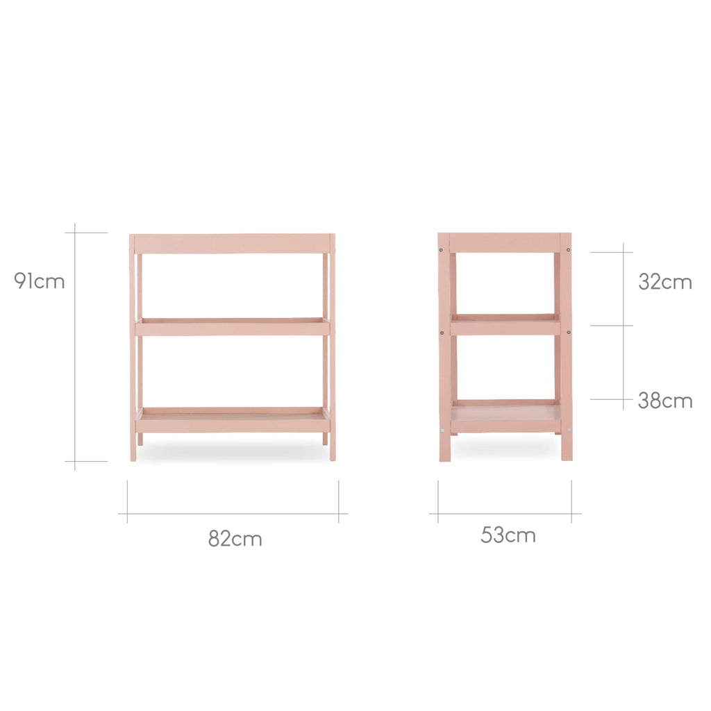 Nola Changing Table - Blush Pink Furniture Singles CuddleCo 