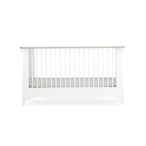 Clara Cot Bed - White & Ash Furniture Singles CuddleCo 