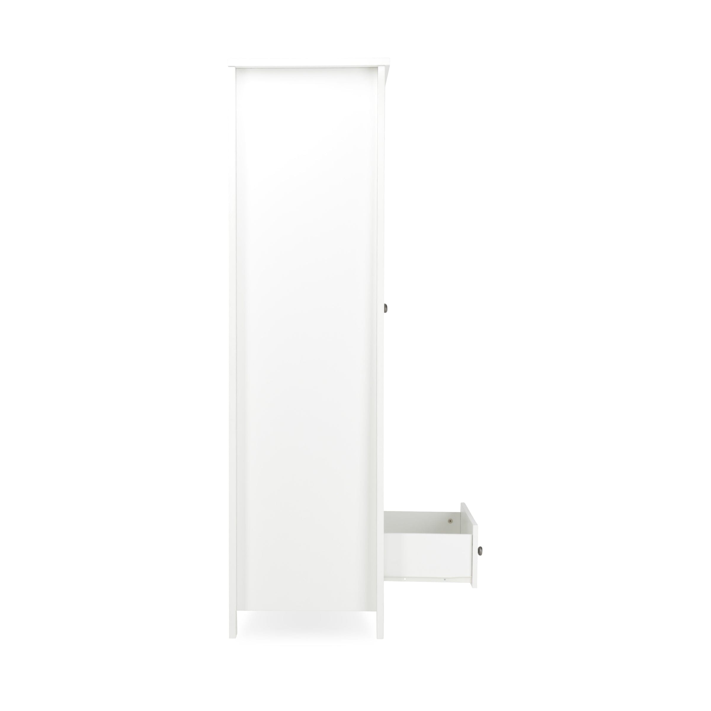Clara 2 Door Double Wardrobe - White Furniture Singles CuddleCo 