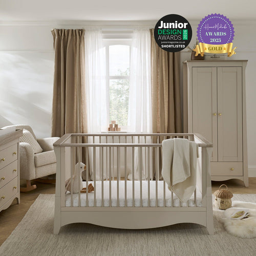 Clara Cot Bed - Cashmere & Ash Furniture Singles CuddleCo 